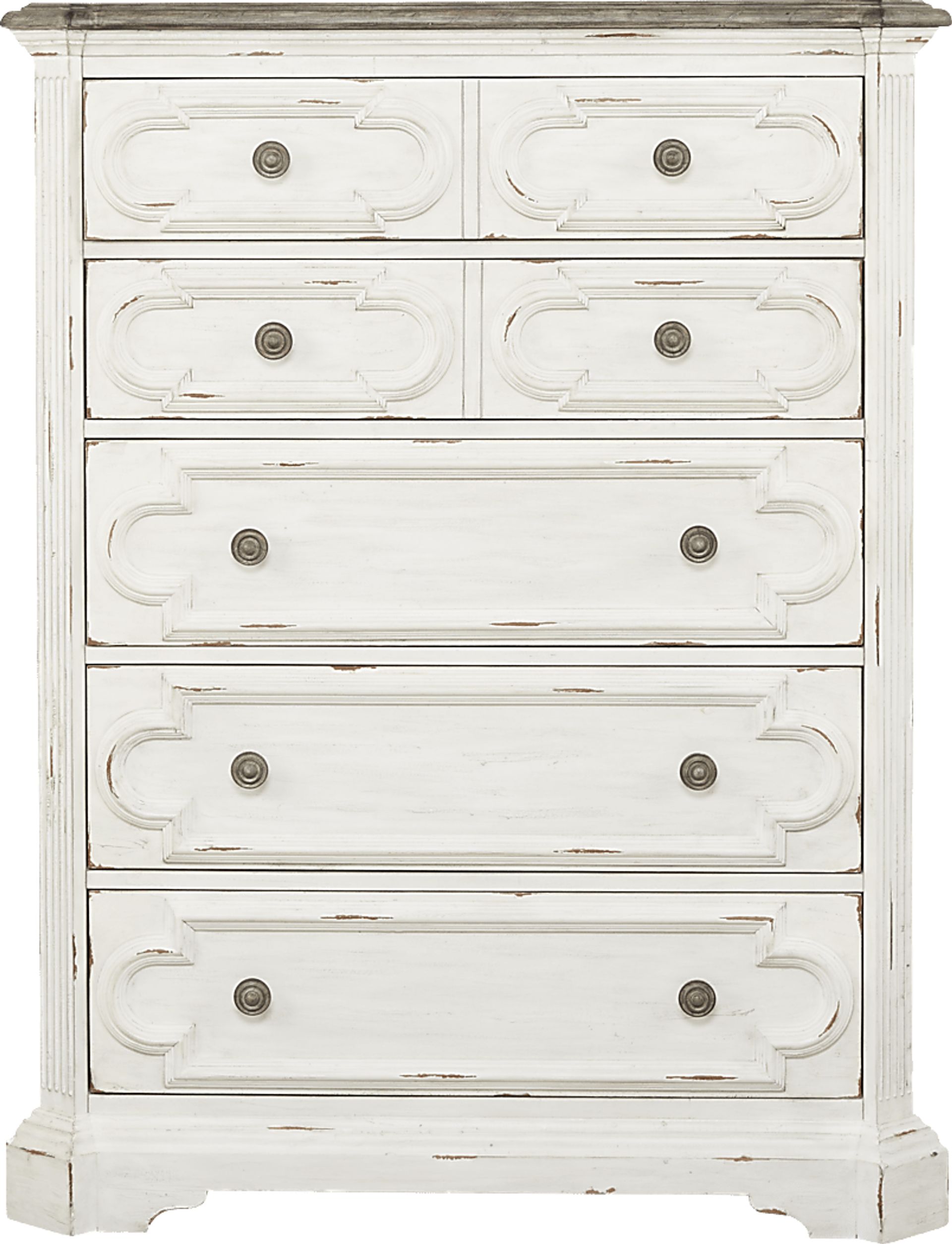 Lindenwood White 8 Pc King Panel Bedroom - Image 5