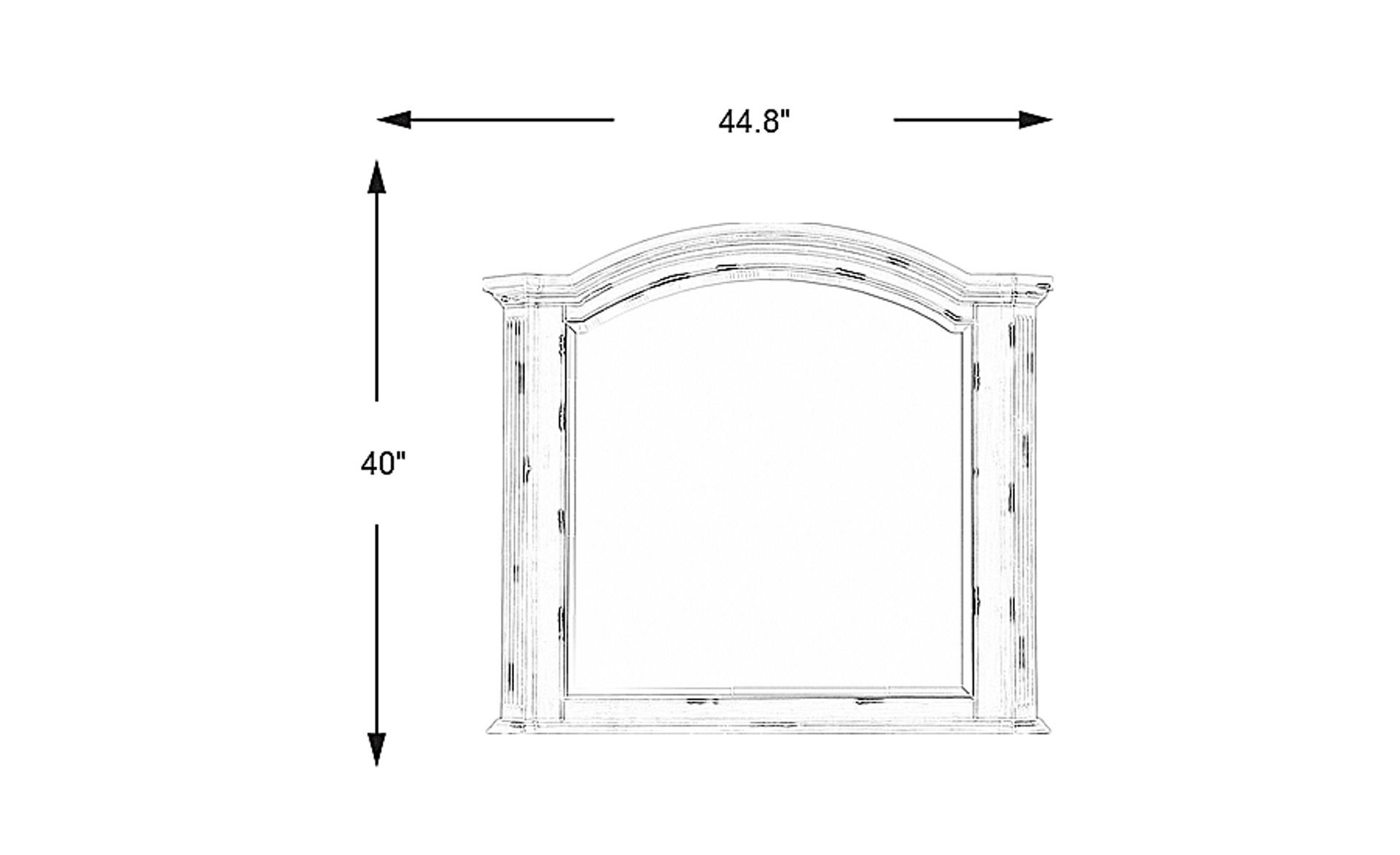 Dimension Image. Please refer to the Dimension Tab on this page for dimension details.