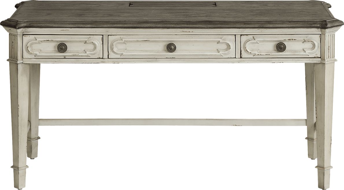 Lindenwood White Writing Desk
