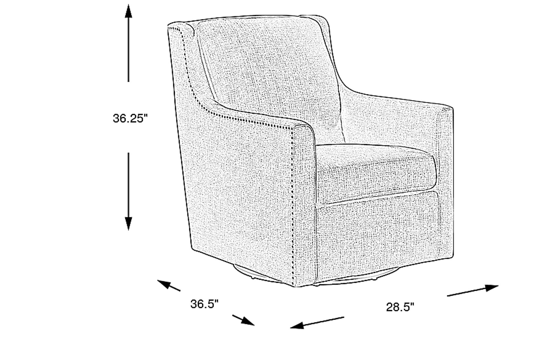 Dimension Image. Please refer to the Dimension Tab on this page for dimension details.