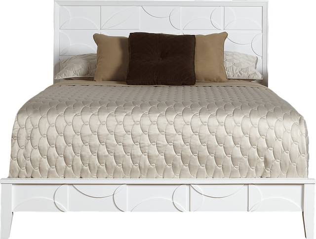 Lindsey Lane White 3 Pc Queen Bed - Thumbnail - Image 1