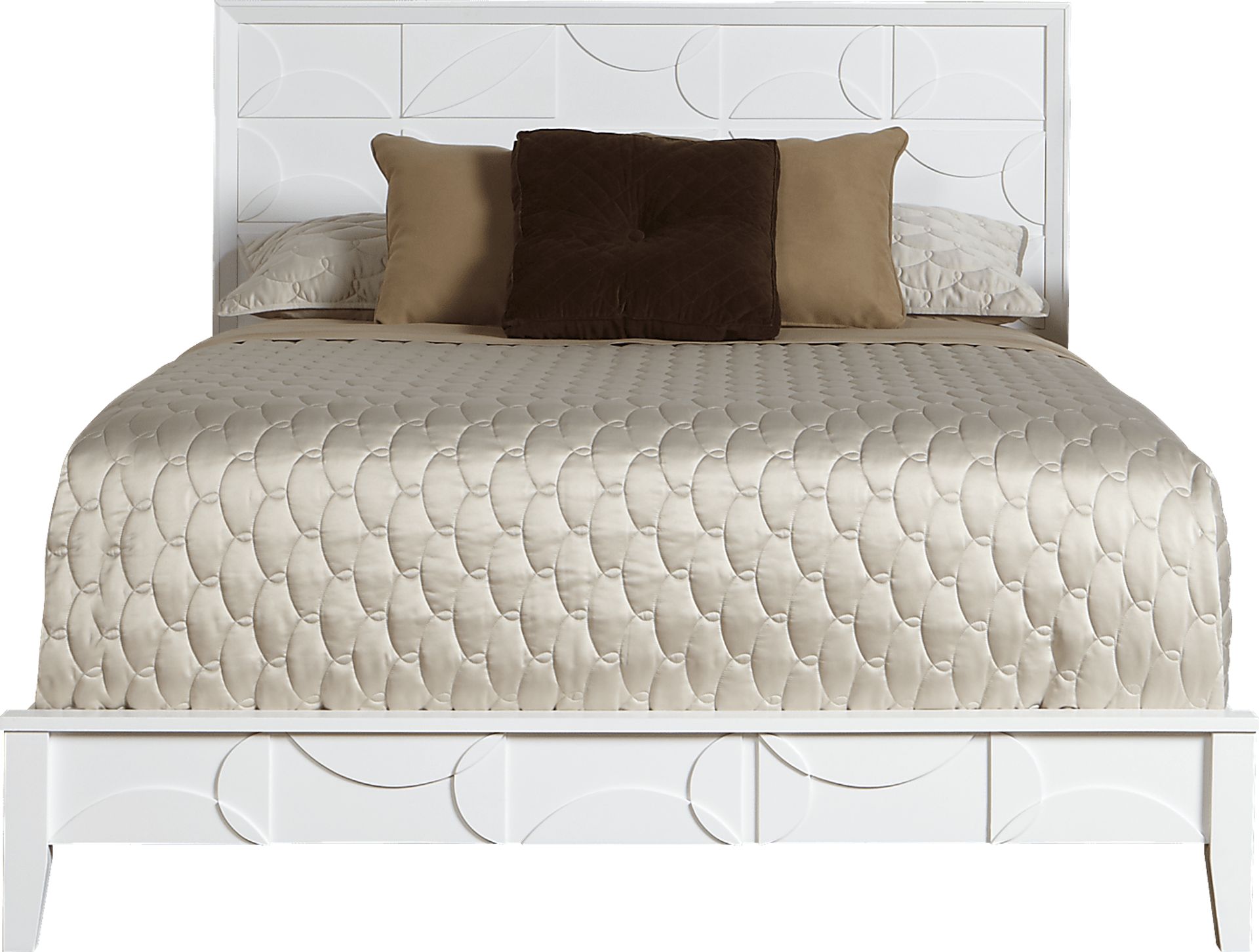 Lindsey Lane White 3 Pc Queen Bed - Image 1