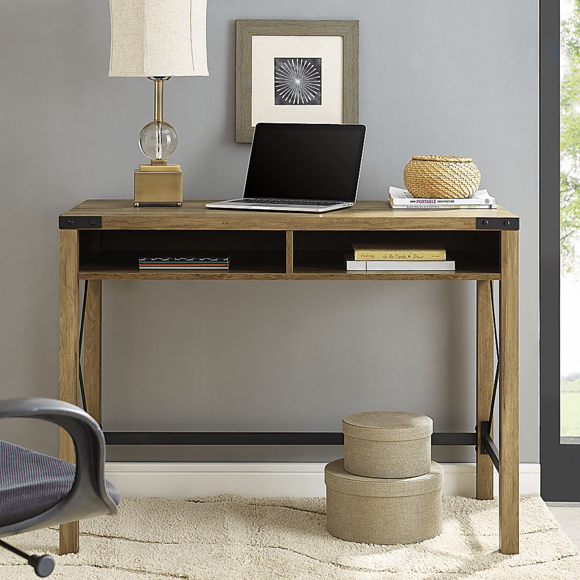 Lindyann Brown Desk - Image 5
