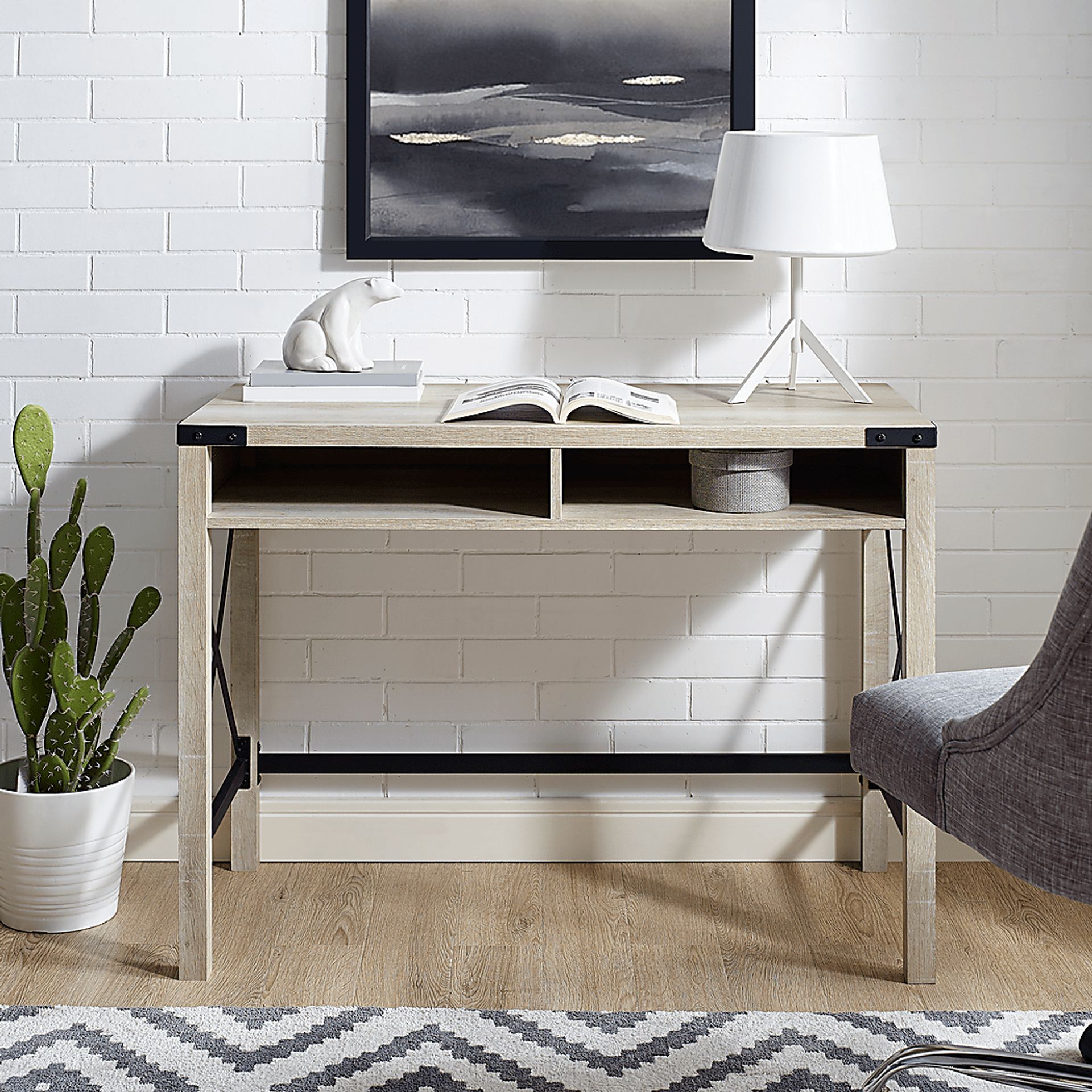 Lindyann White Desk - Image 5