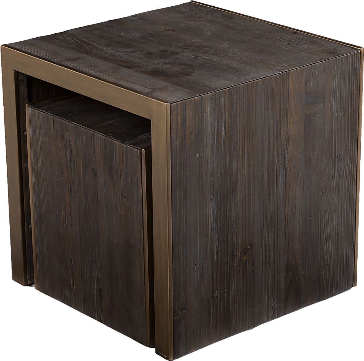 Lineberger Natural Light Wood Nesting Table, Set Of 2 | Rooms to Go