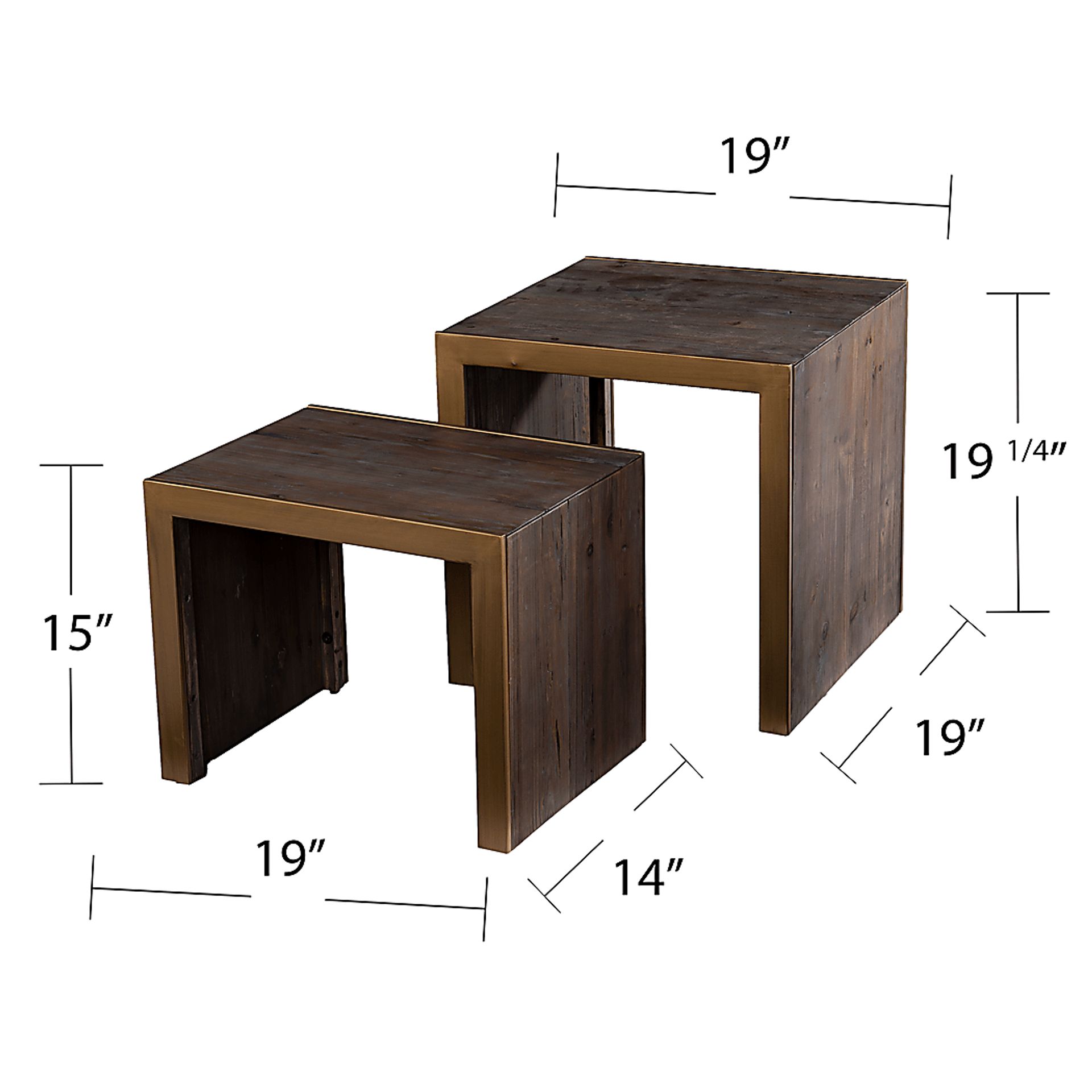 Lineberger Natural Nesting Table, Set of 2 - Image 6