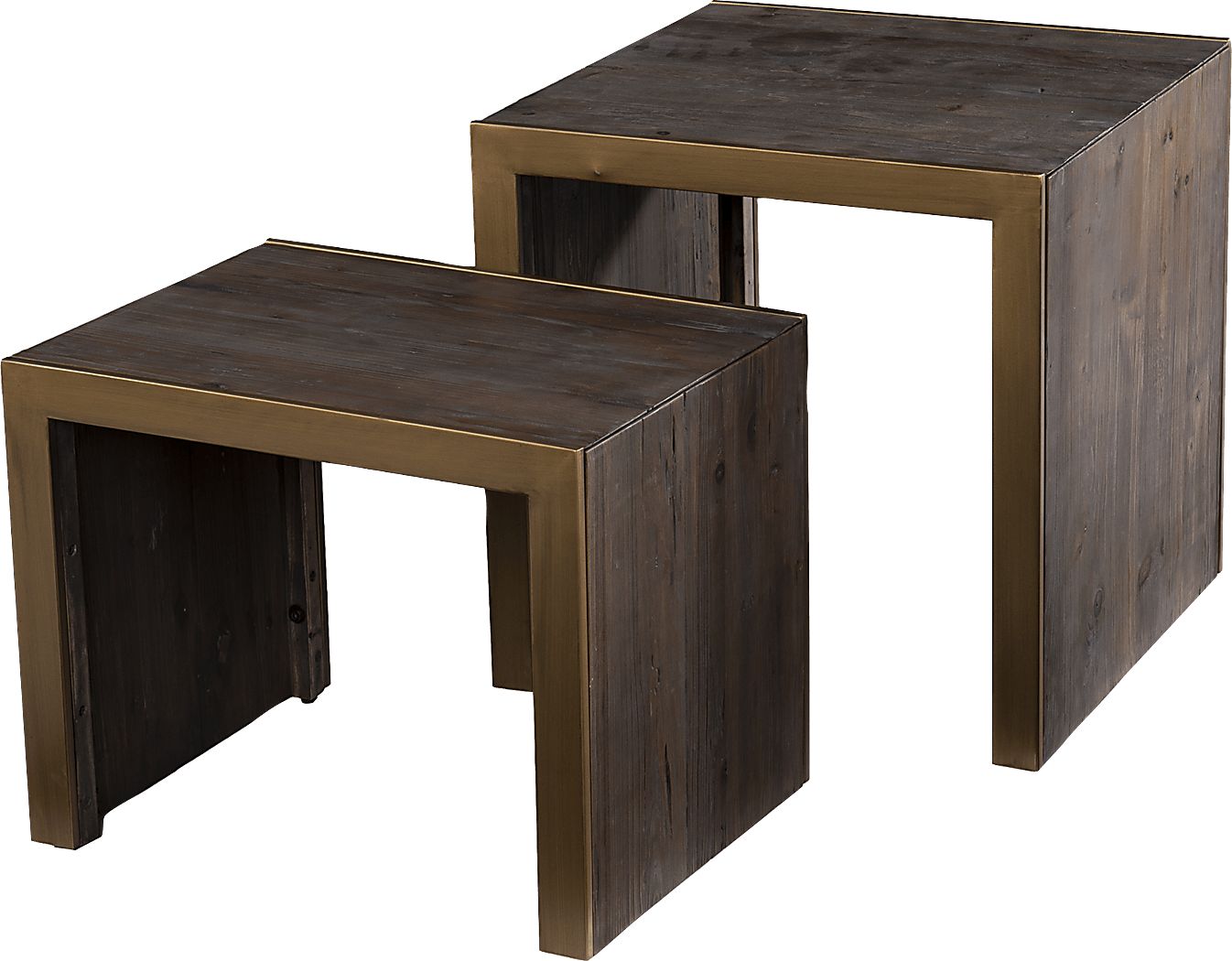 Lineberger Natural Light Wood Nesting Table, Set Of 2 | Rooms to Go