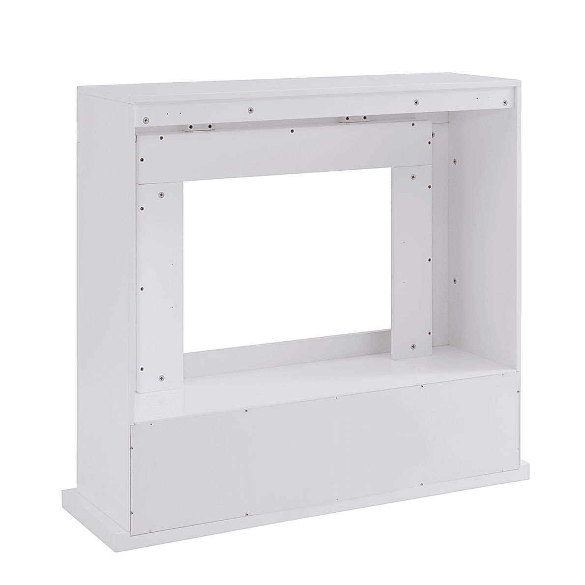 Linkmeadow III White 44 in. Console With Smart Electric Fireplace
