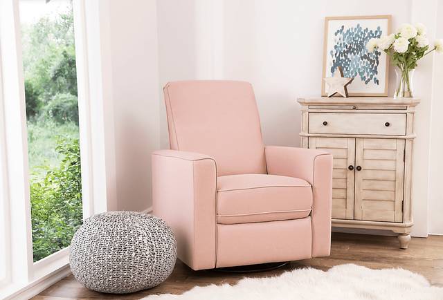 Linley Pink Swivel Glider - Thumbnail - Image 2
