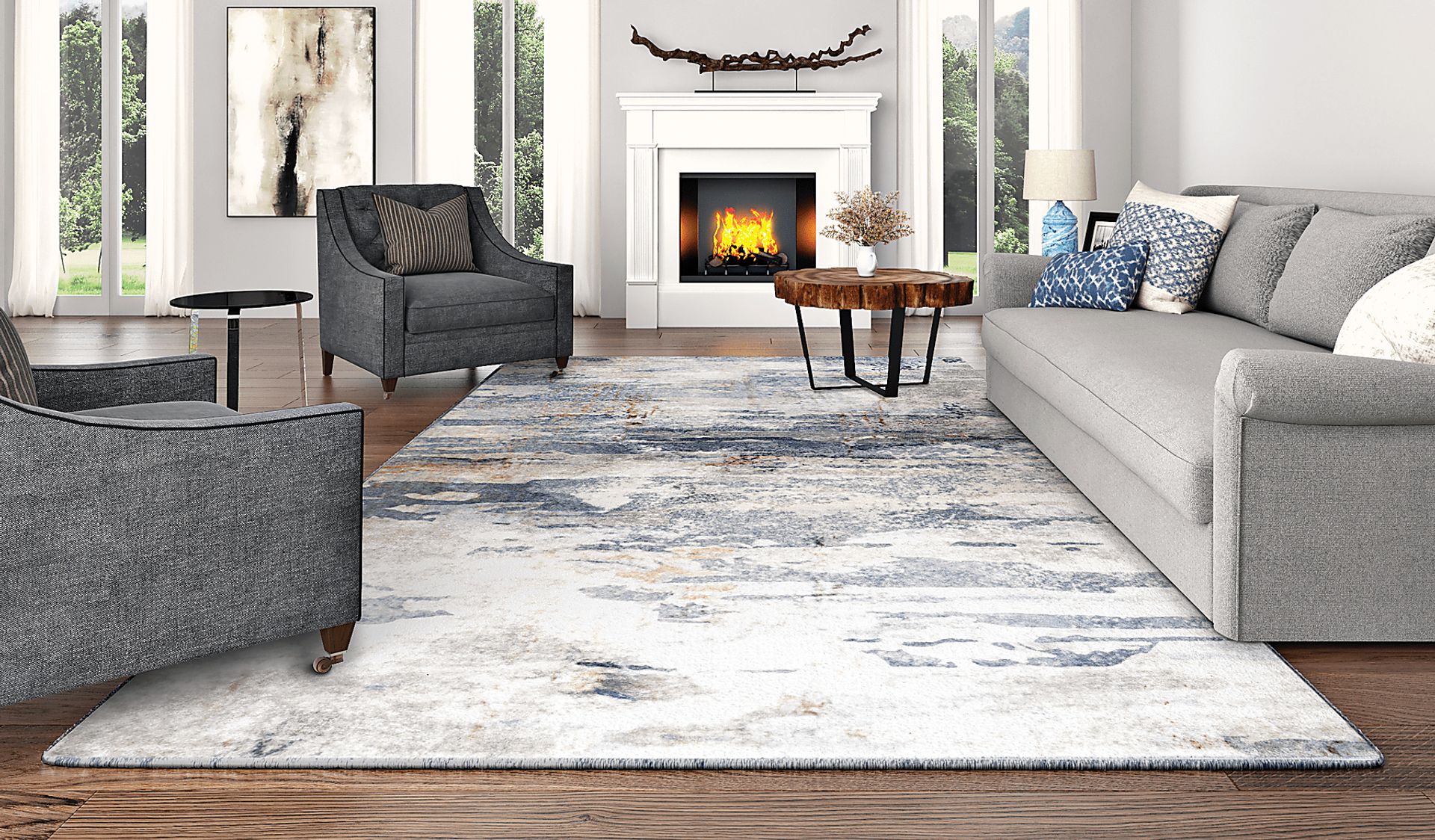 Linlita Ivory 8' x 11' Rug - Image 2