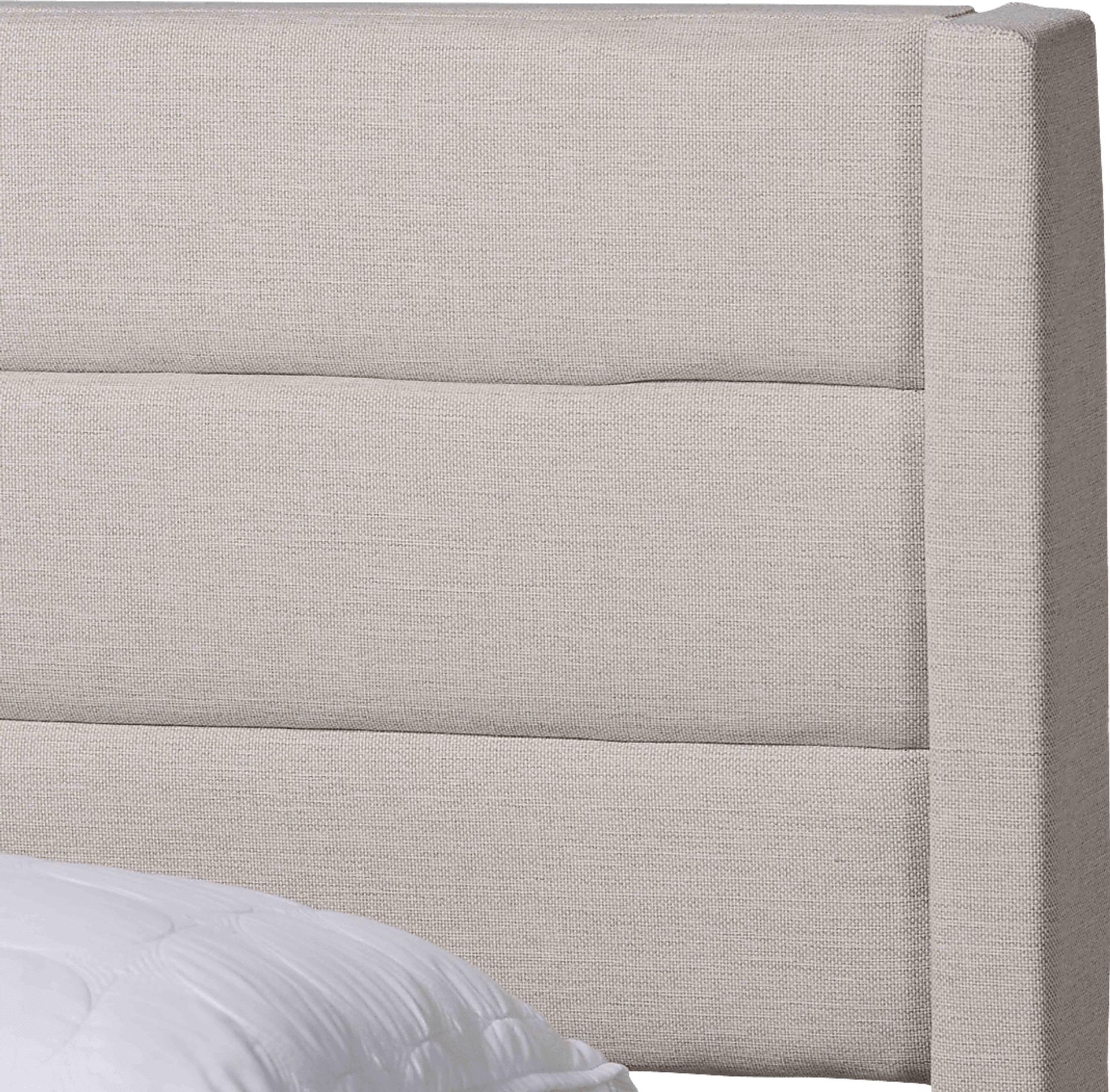 Linnaean Beige Queen Bed - Image 6