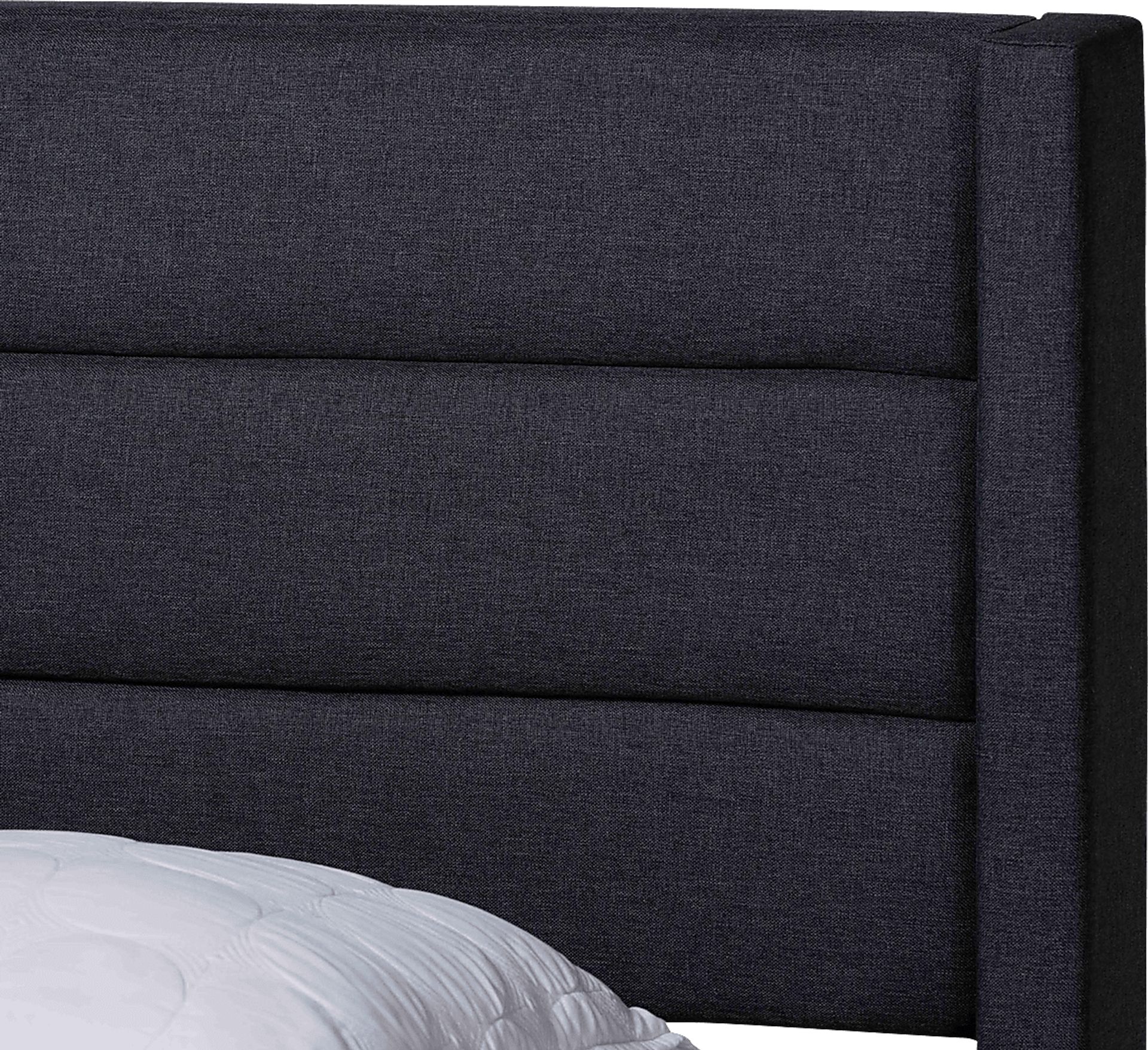 Linnaean Charcoal Queen Bed - Image 7