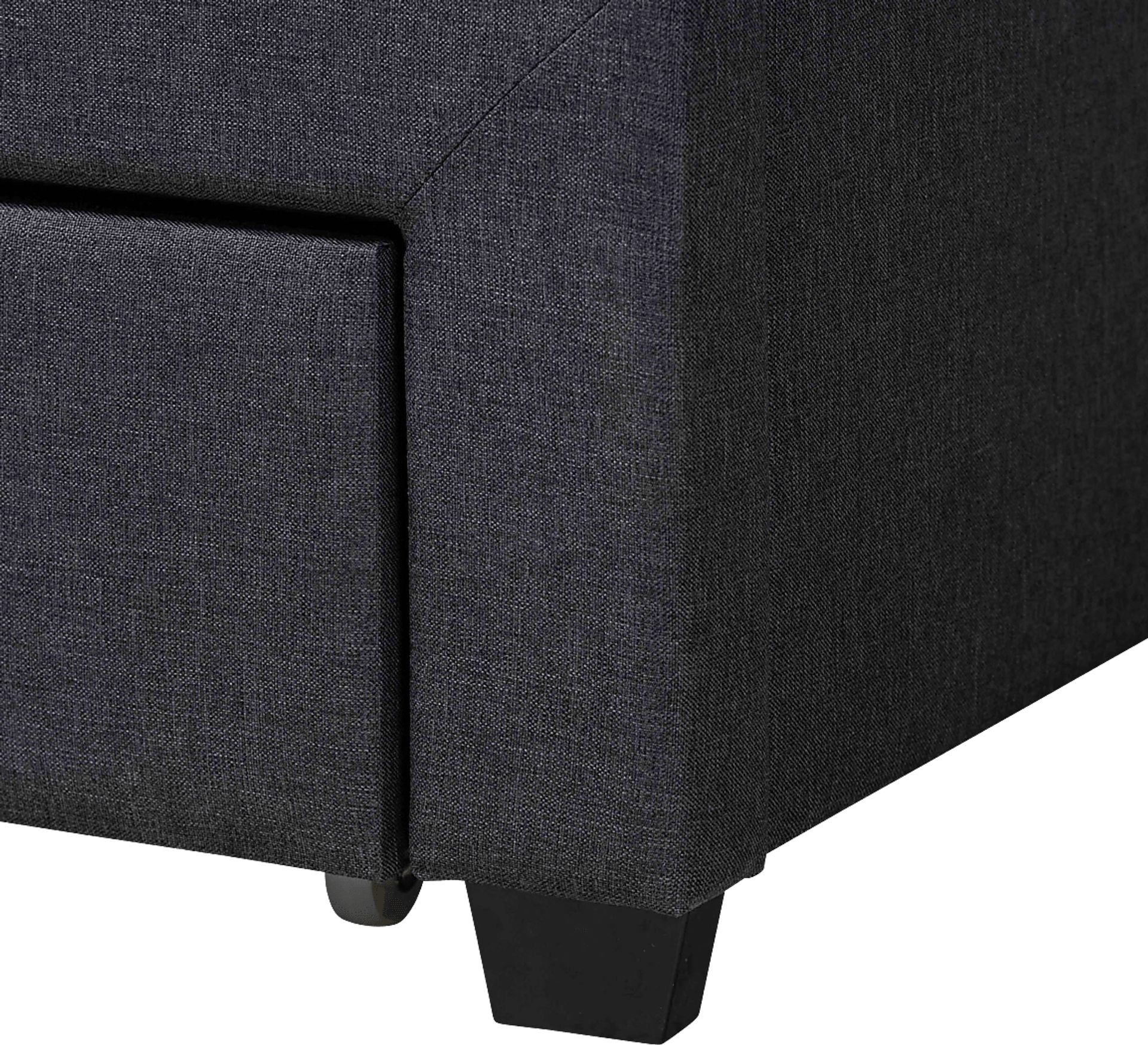 Linnaean Charcoal Queen Bed - Image 9