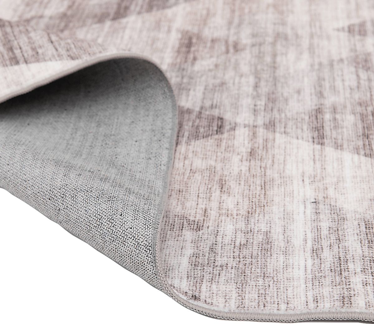 Linnaeus Beige Polyester Fabric Rug | Rooms to Go