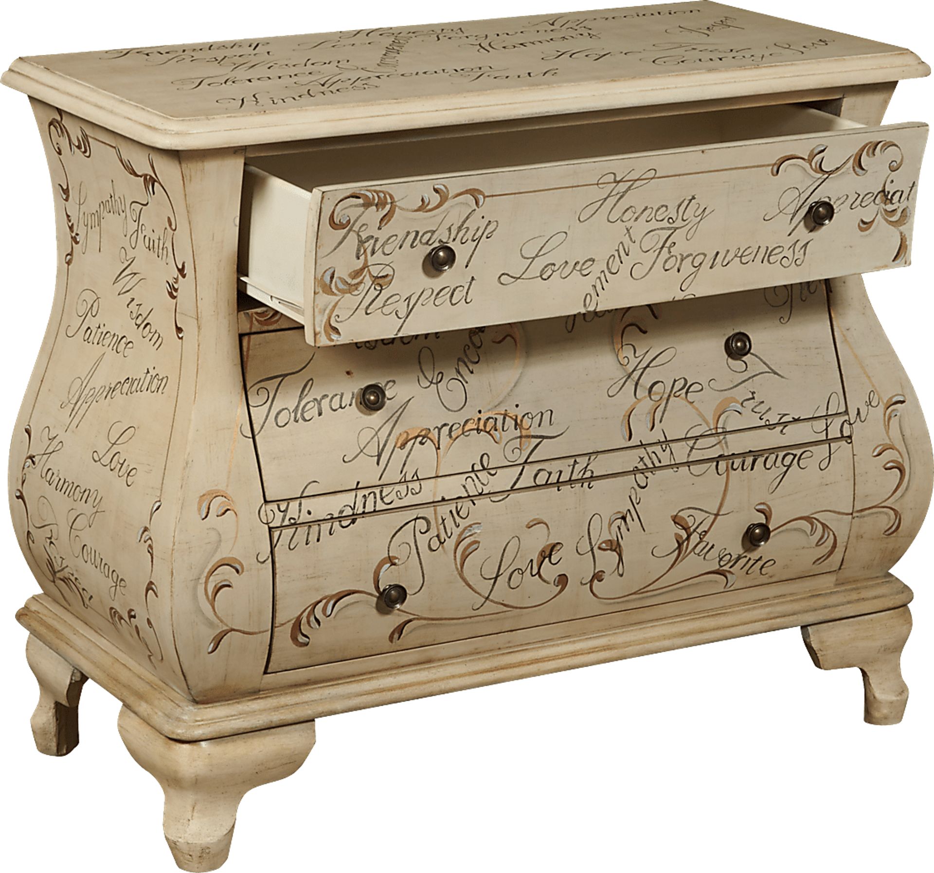 Linnet Beige Accent Cabinet - Image 3