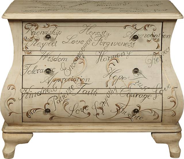 Linnet Beige Accent Cabinet - Thumbnail - Image 1