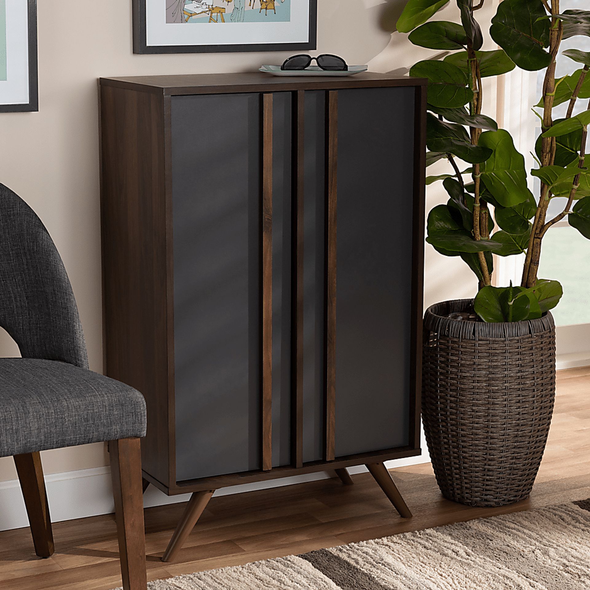 Linnis Mill Walnut Accent Cabinet - Image 7
