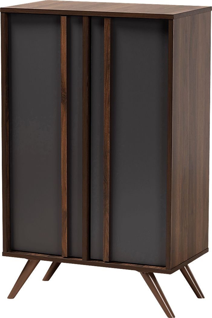 Linnis Mill Walnut Accent Cabinet