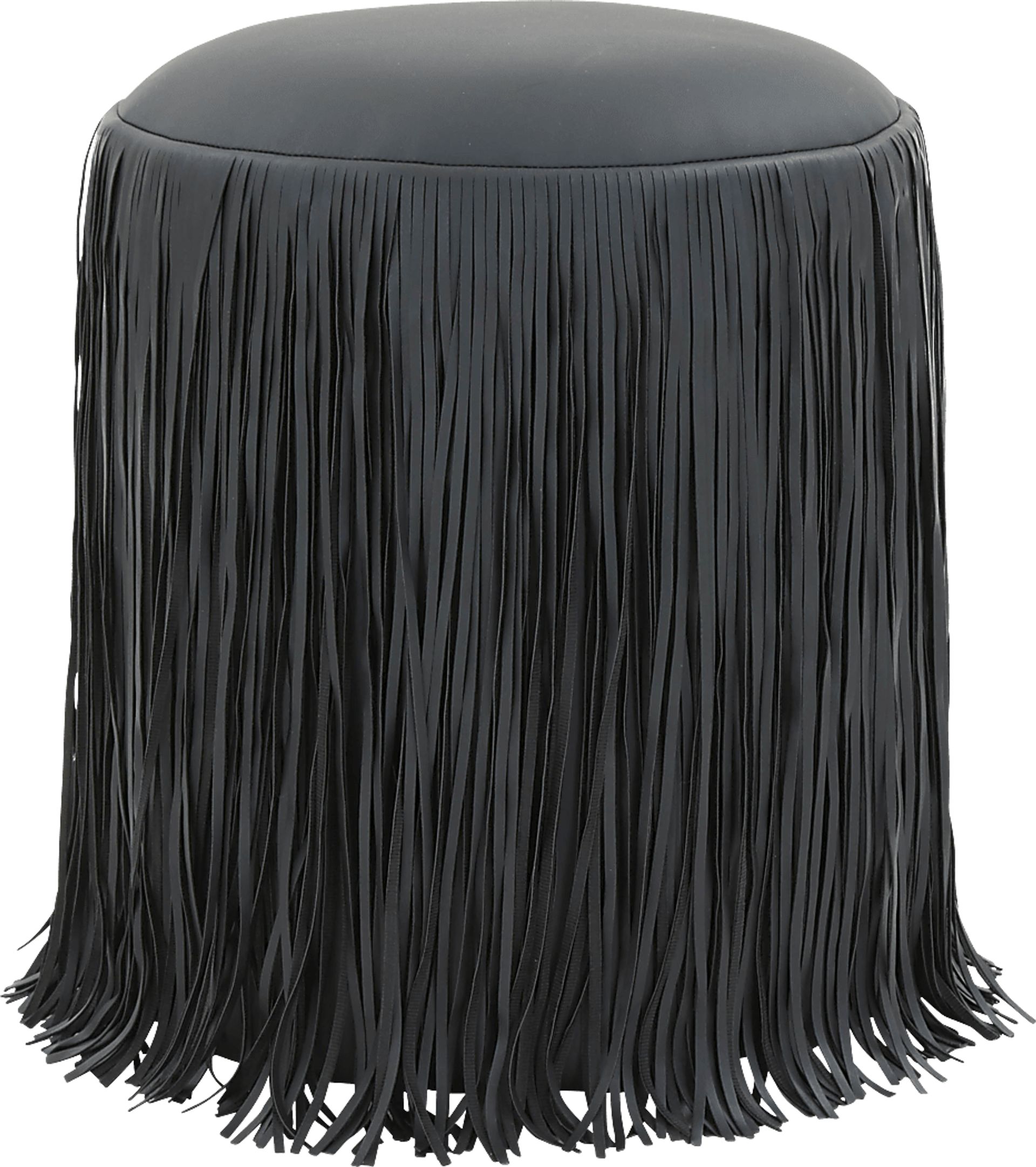 Linnwood Black Ottoman - Image 1