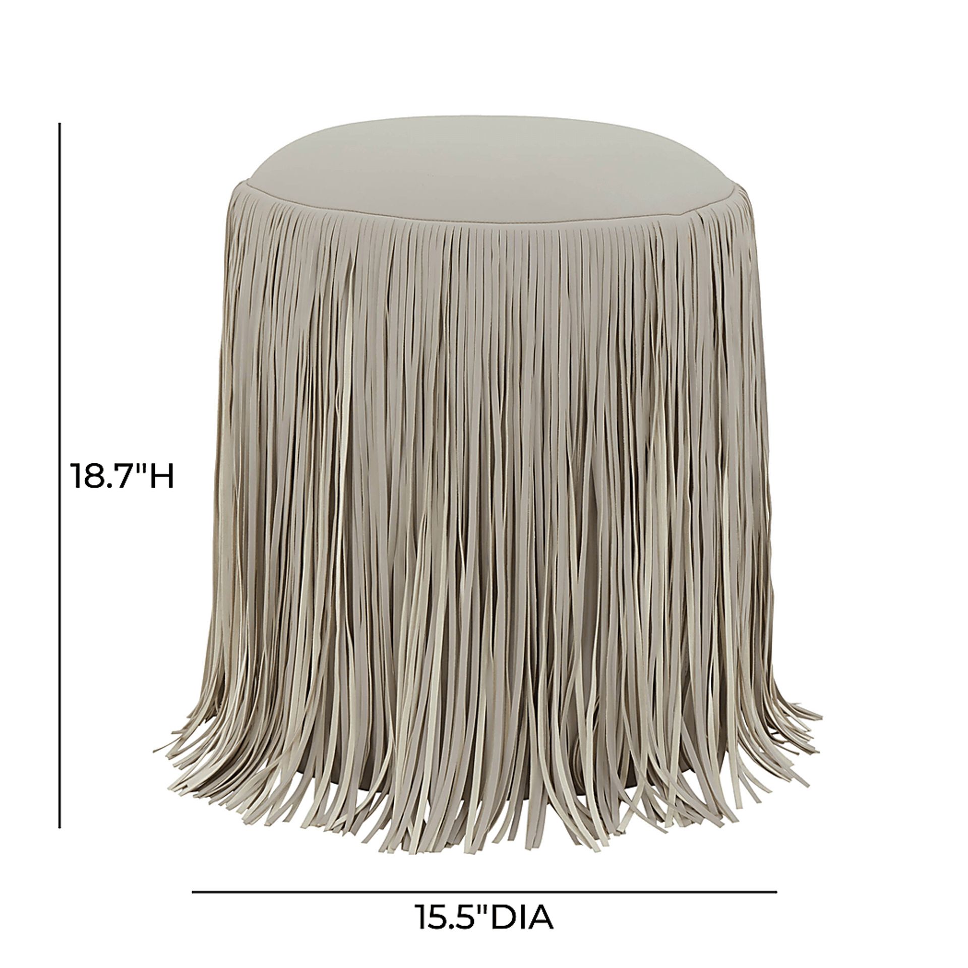 Linnwood Gray Ottoman - Image 5