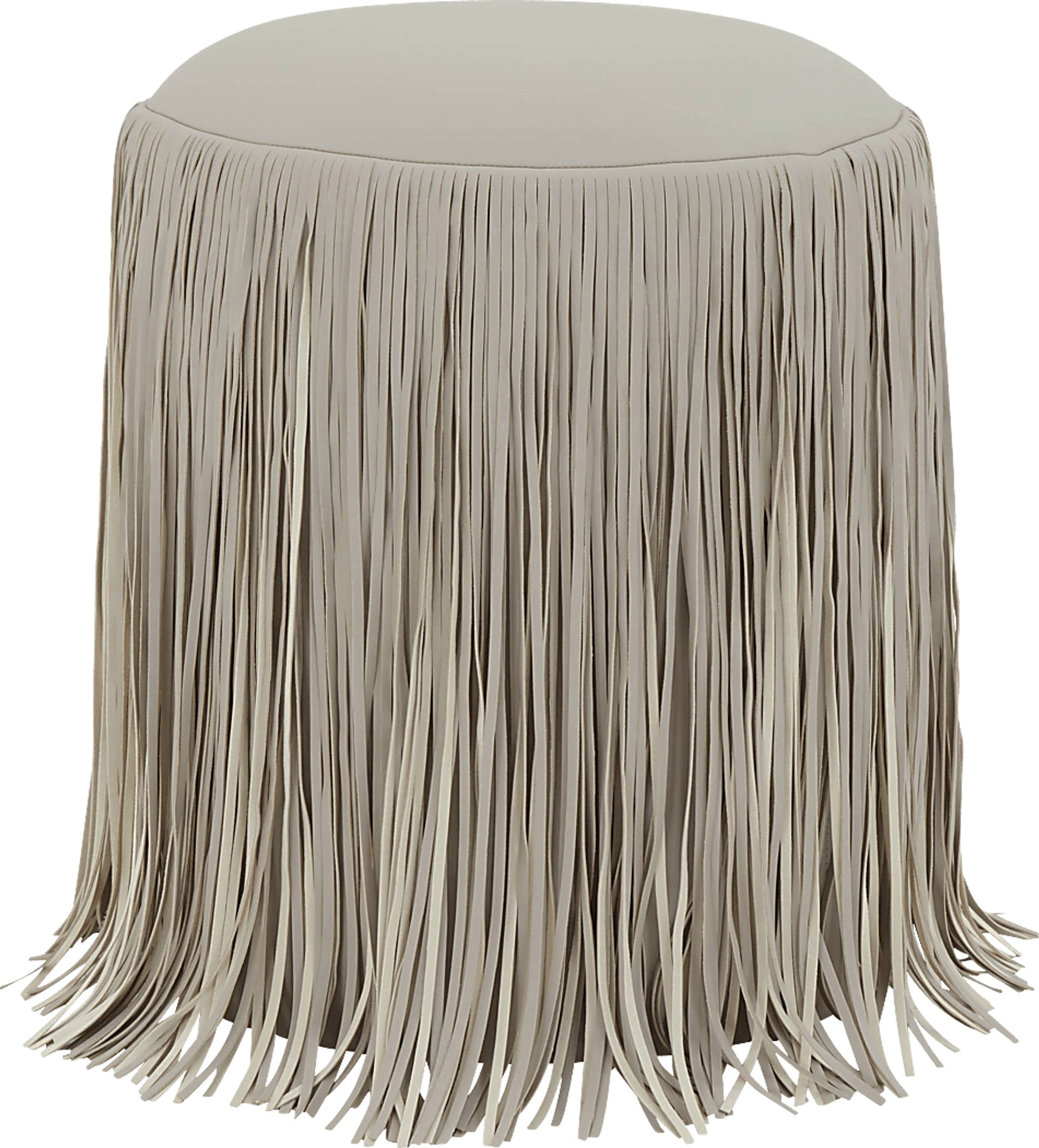 Linnwood Gray Ottoman - Image 1