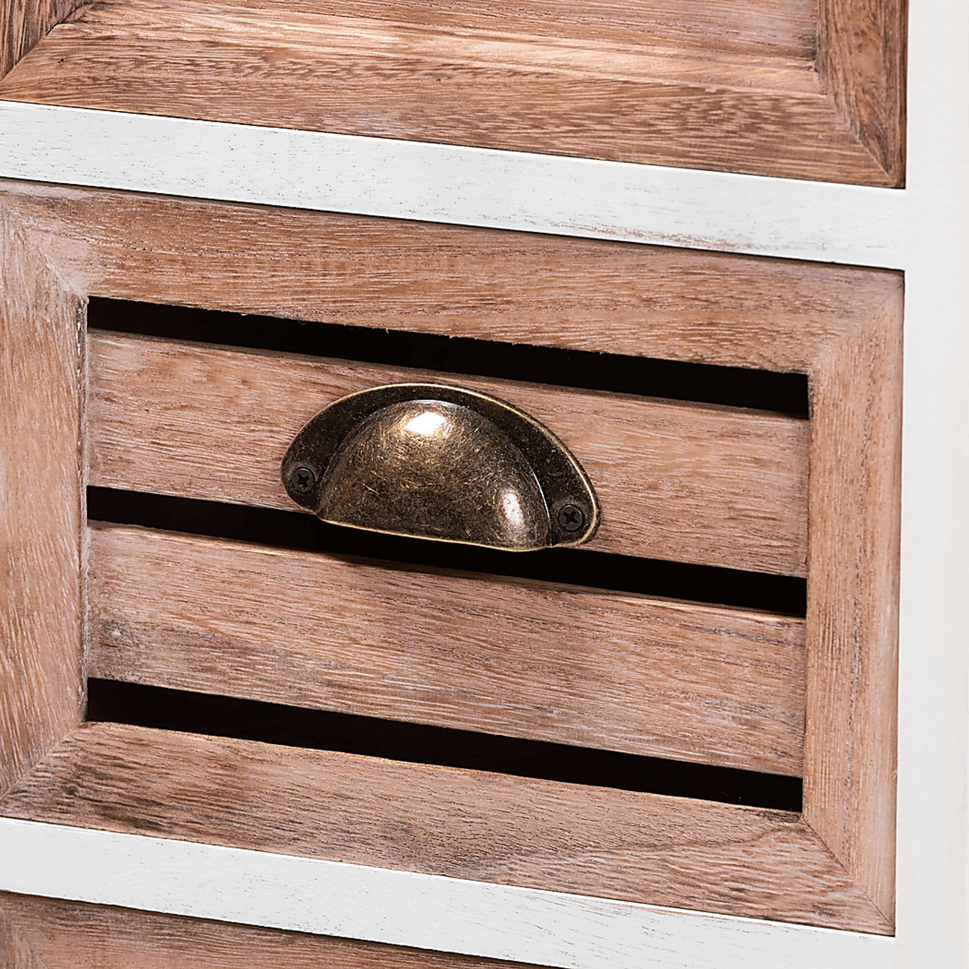 Linretta White Small 4 Drawer Accent Cabinet - Image 5