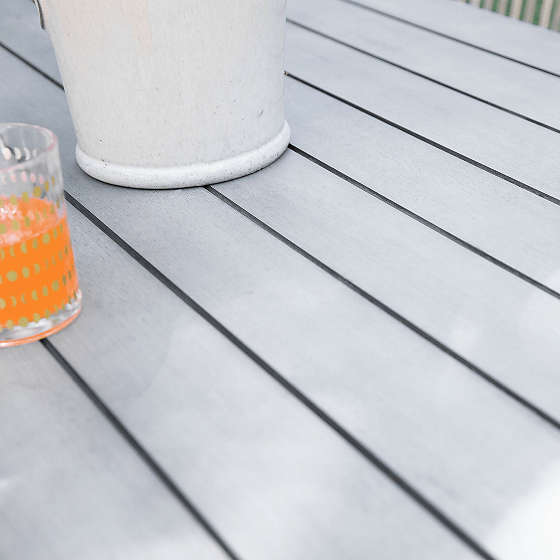 Linten Gray Outdoor Dining Table - Image 3