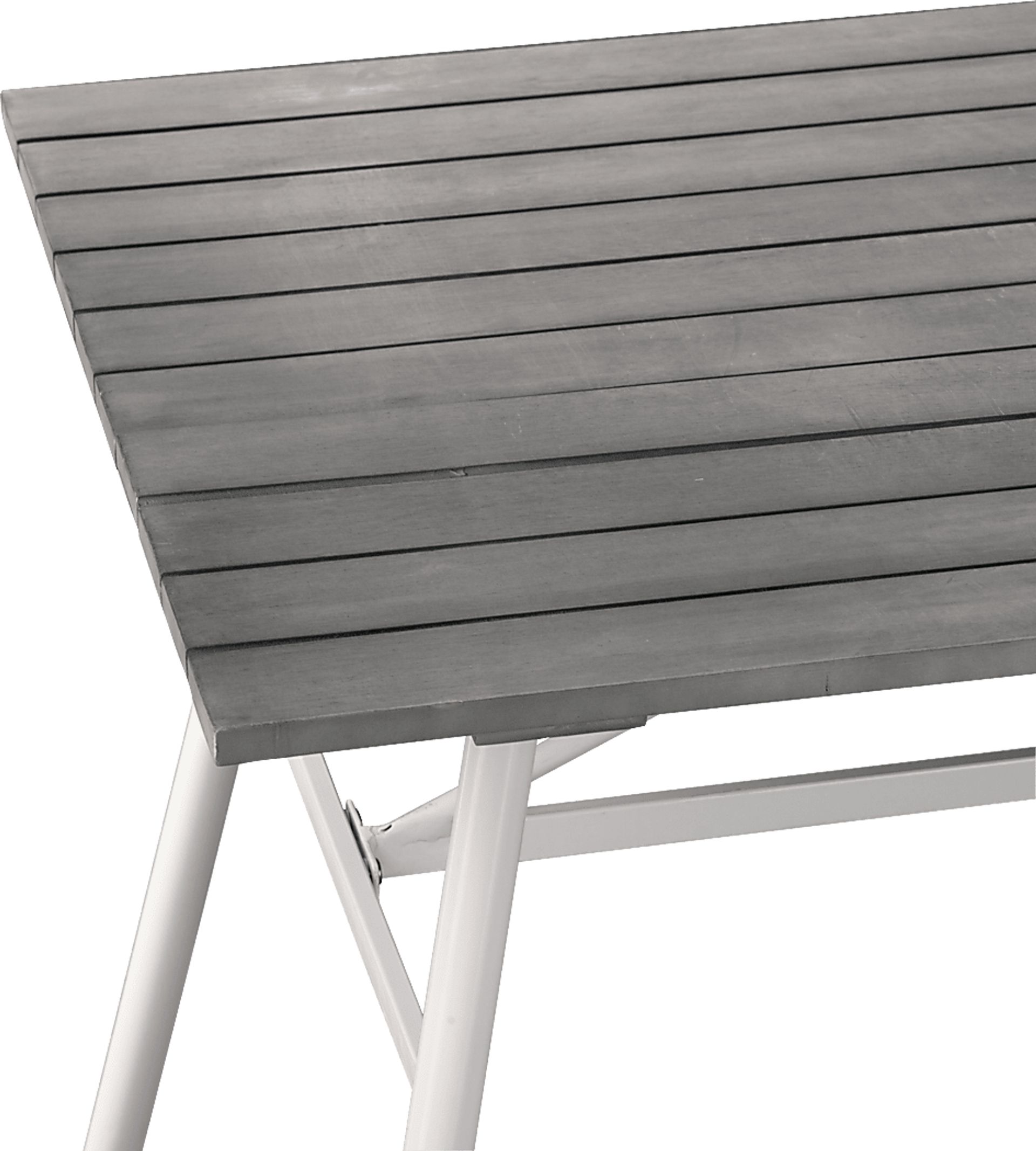 Linten Gray Outdoor Dining Table - Image 5