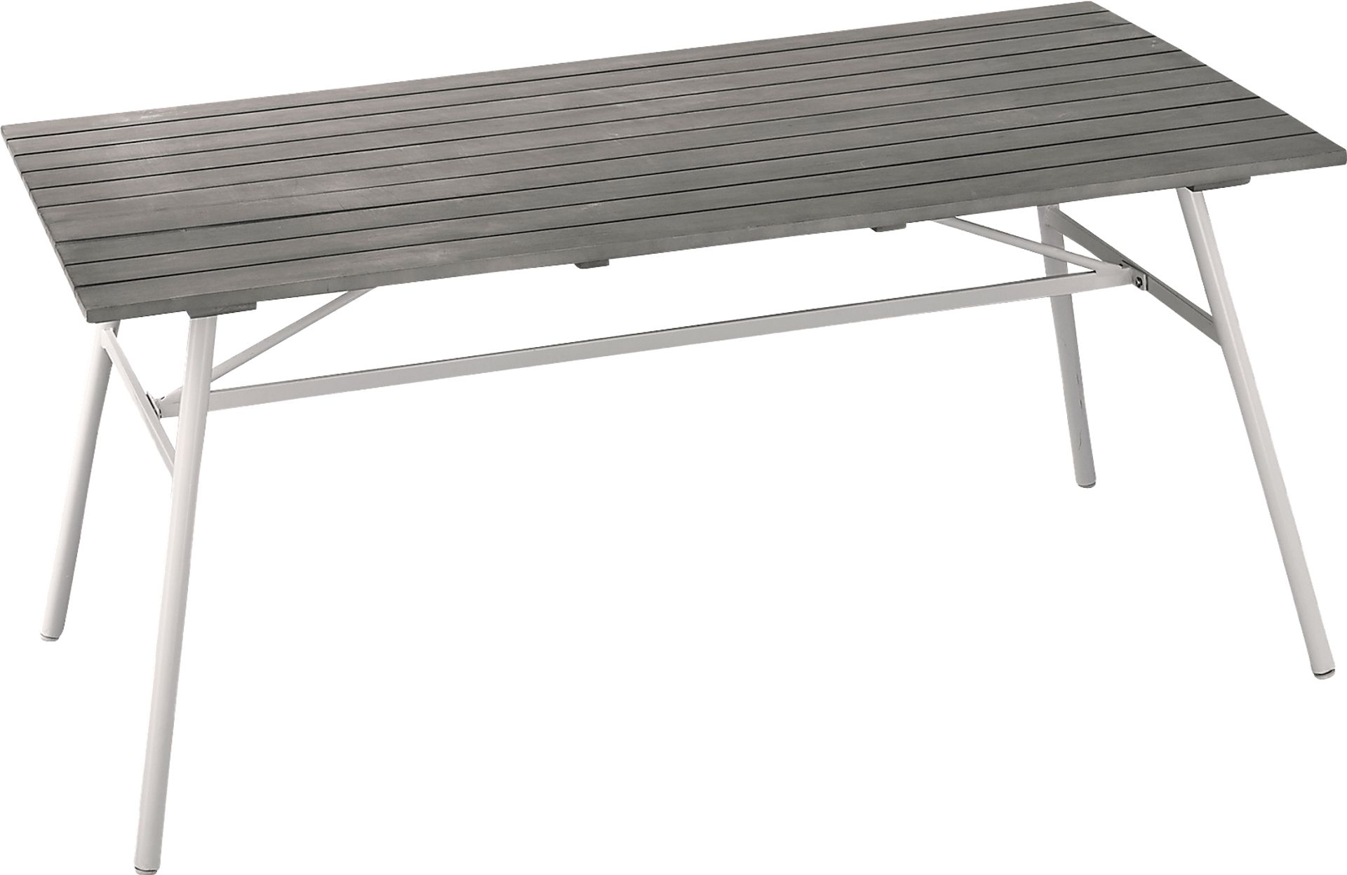 Linten Gray Outdoor Dining Table - Image 1
