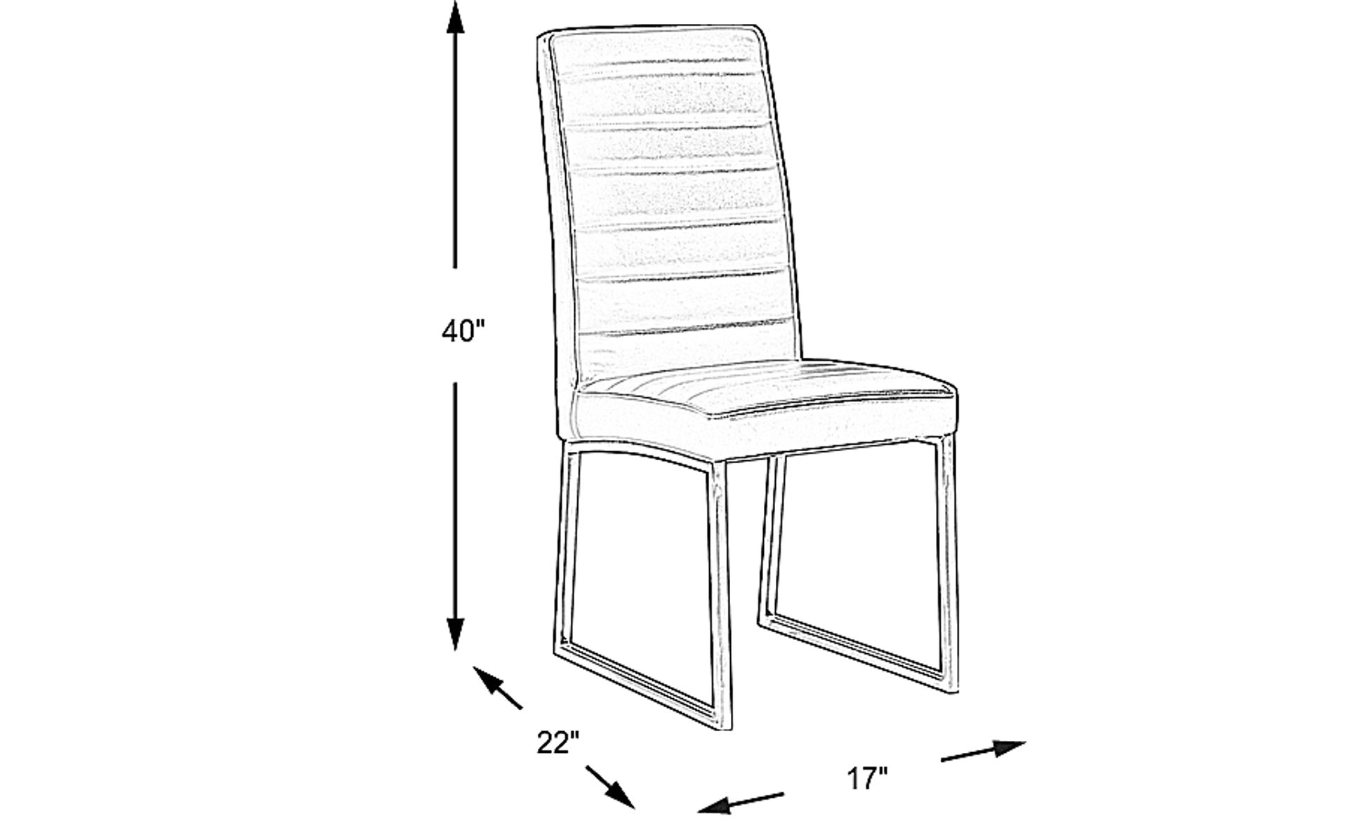 Dimension Image. Please refer to the Dimension Tab on this page for dimension details.