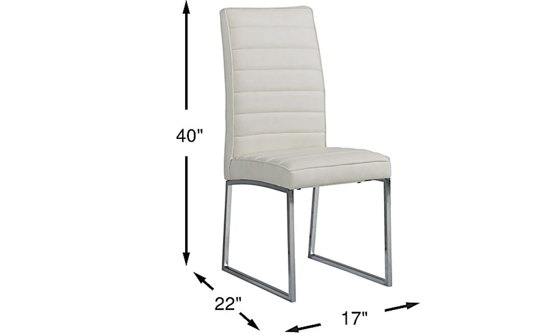 Linton Park Off-White Side Chair