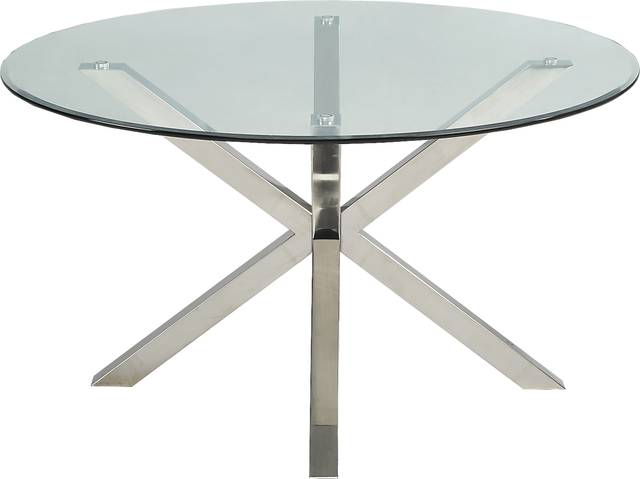 Linton Park Silver Round Dining Table - Thumbnail - Image 1