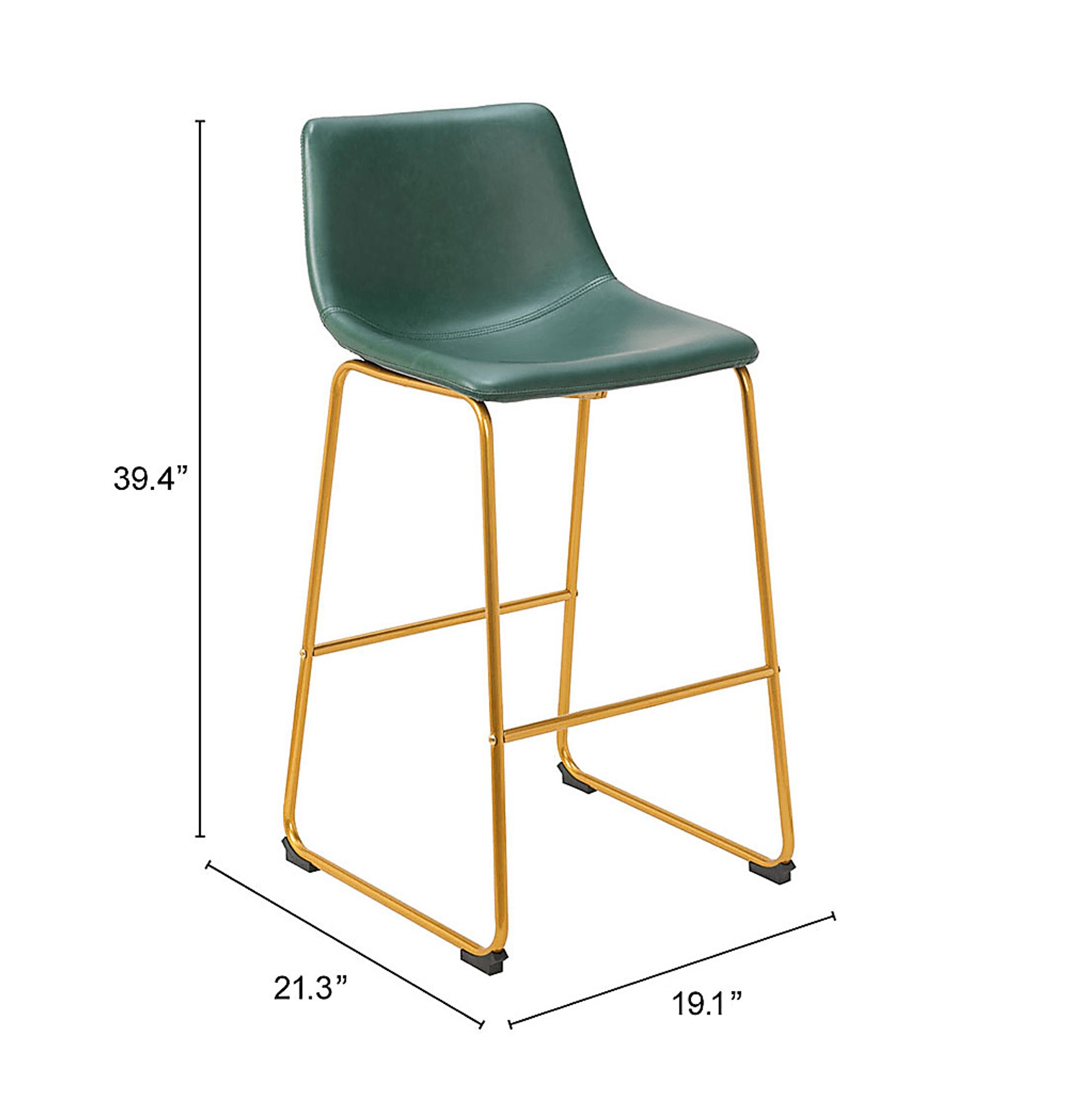 Linville Green Barstool, Set of 2 - Image 10