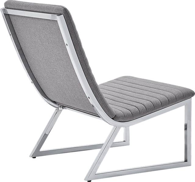 Linwal Gray Accent Chair - Thumbnail - Image 3