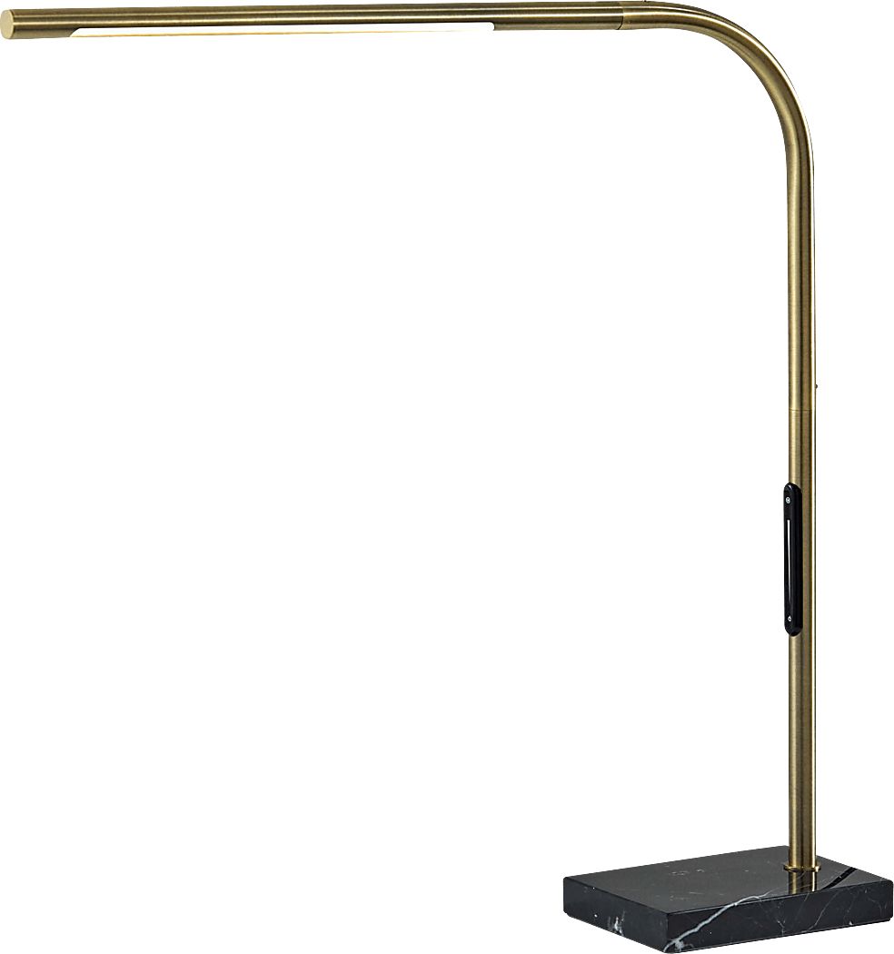 Linzee Club Brass Lamp