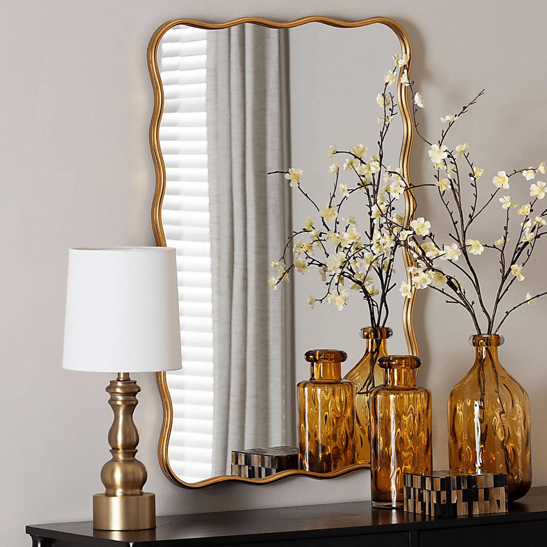 Lionbridgen Gold Rectangle Mirror - Image 2