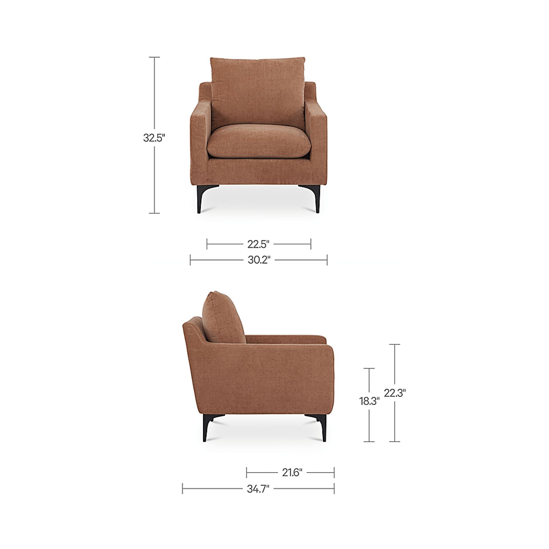 Lionel Pink Accent Chair - Image 3