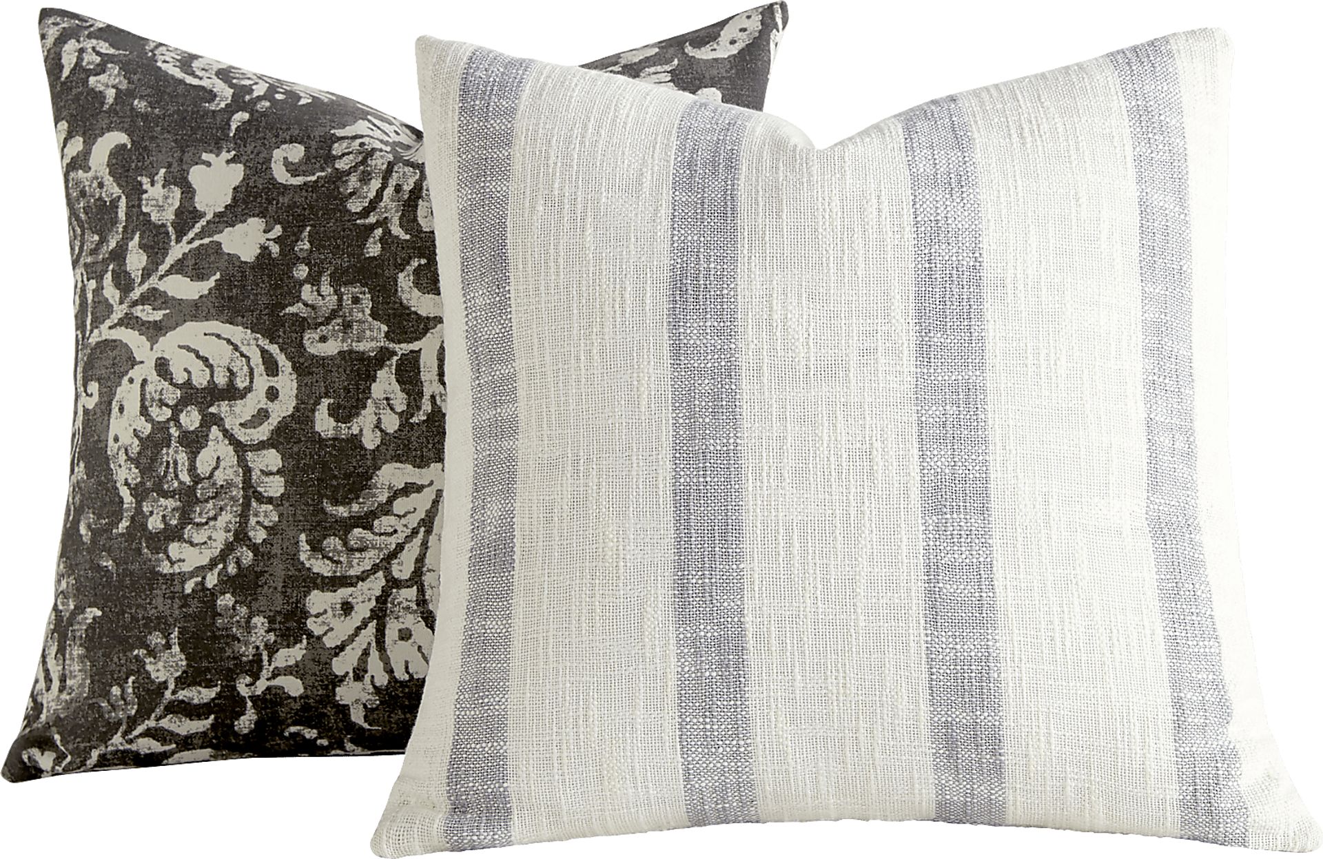 Lionway Charcoal Accent Pillow Set of 2 - Image 1