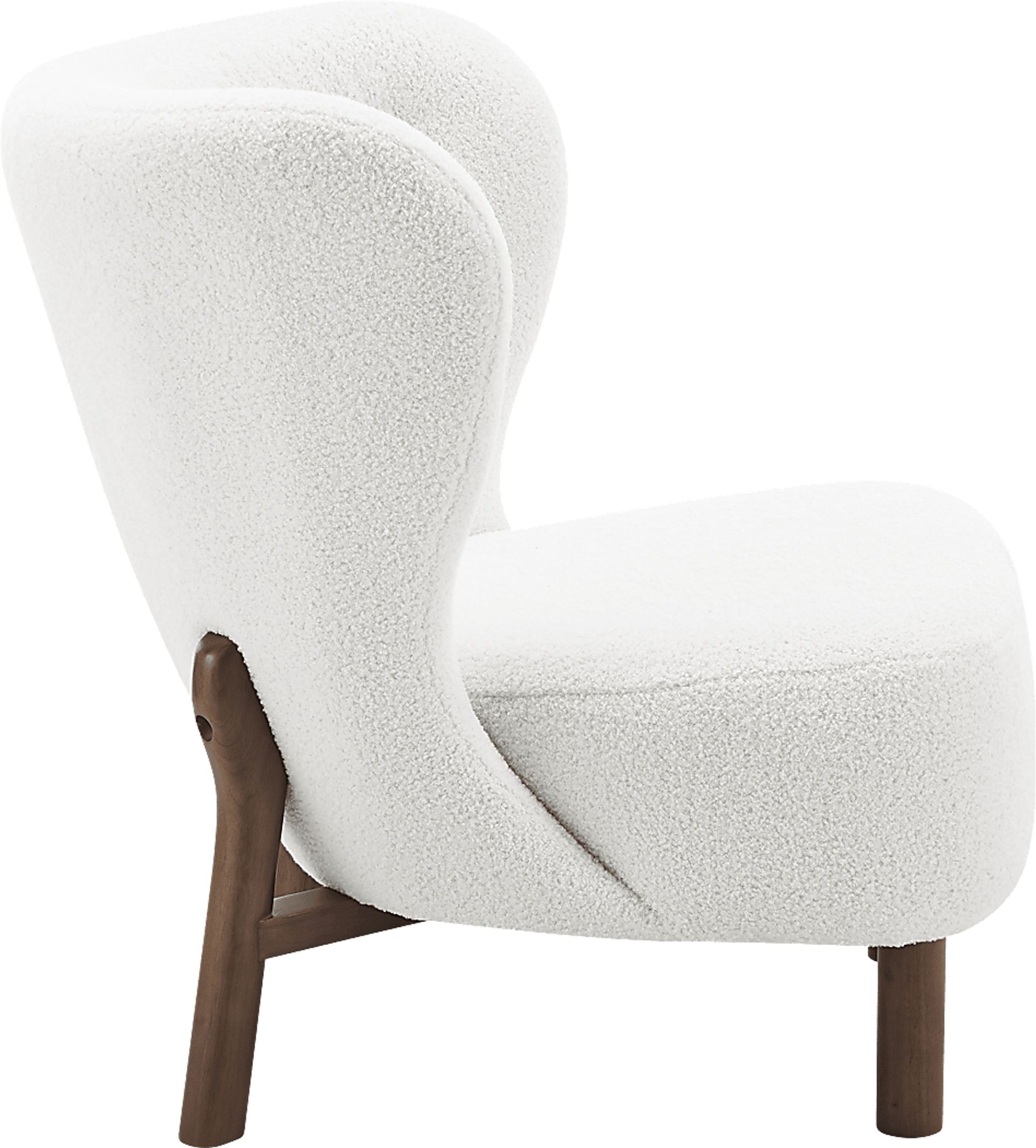 Lionwell White Accent Chair - Image 3