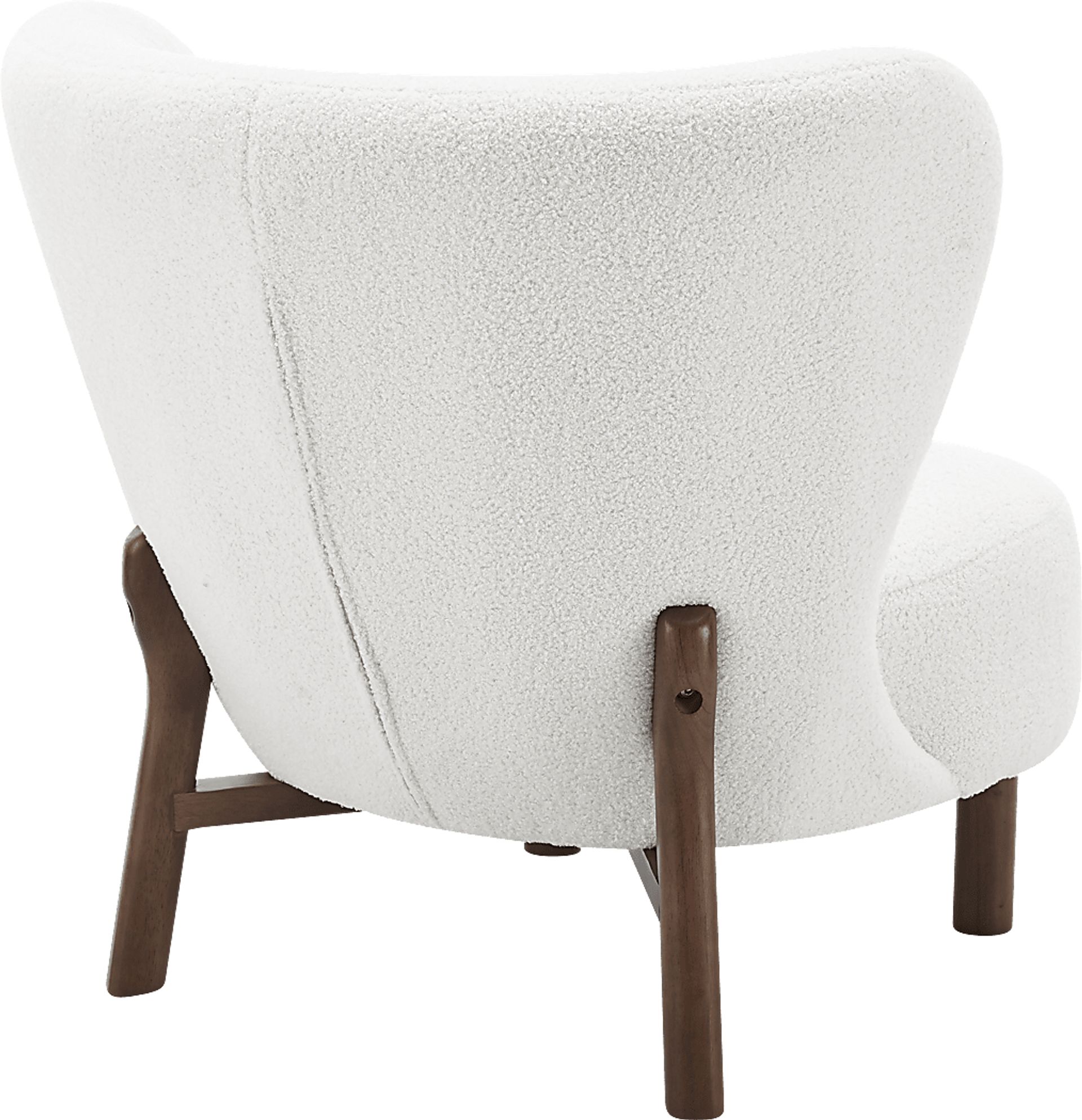 Lionwell White Accent Chair - Image 4