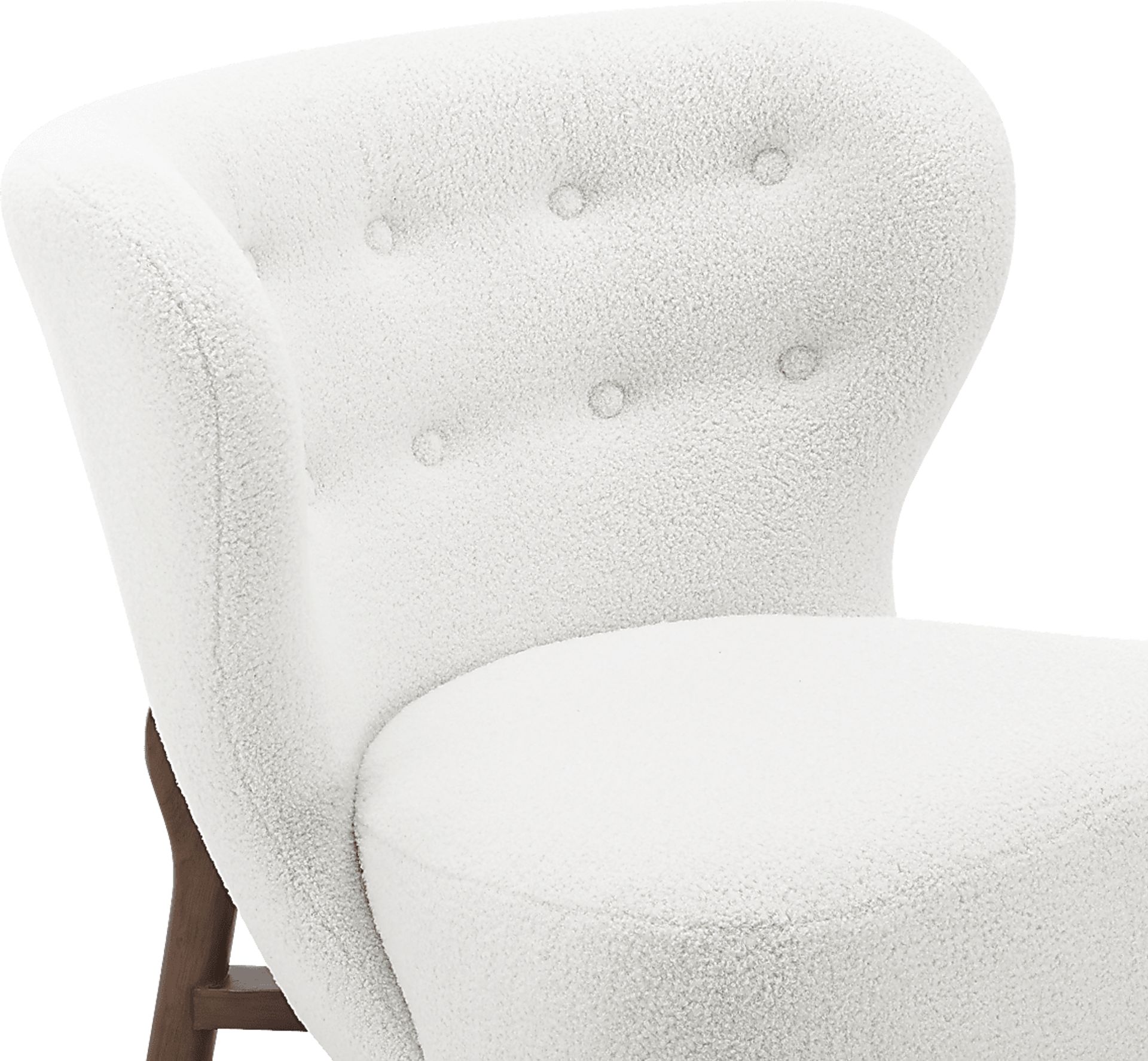 Lionwell White Accent Chair - Image 6
