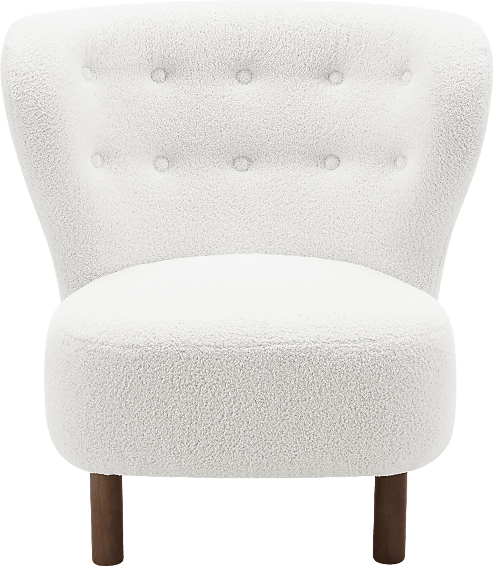 Lionwell White Accent Chair - Image 1
