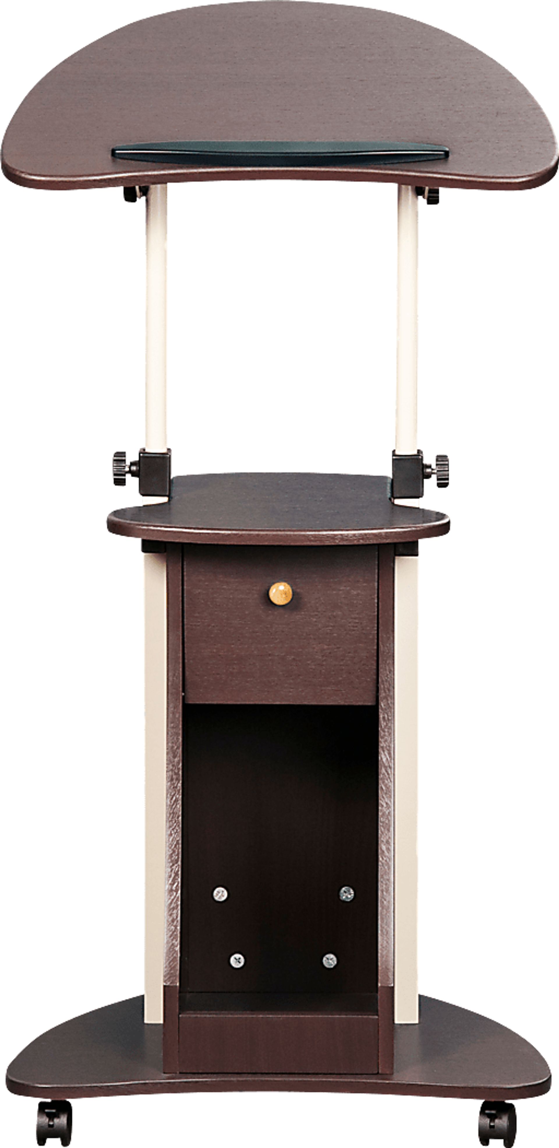Liotre Brown Laptop Cart - Image 6