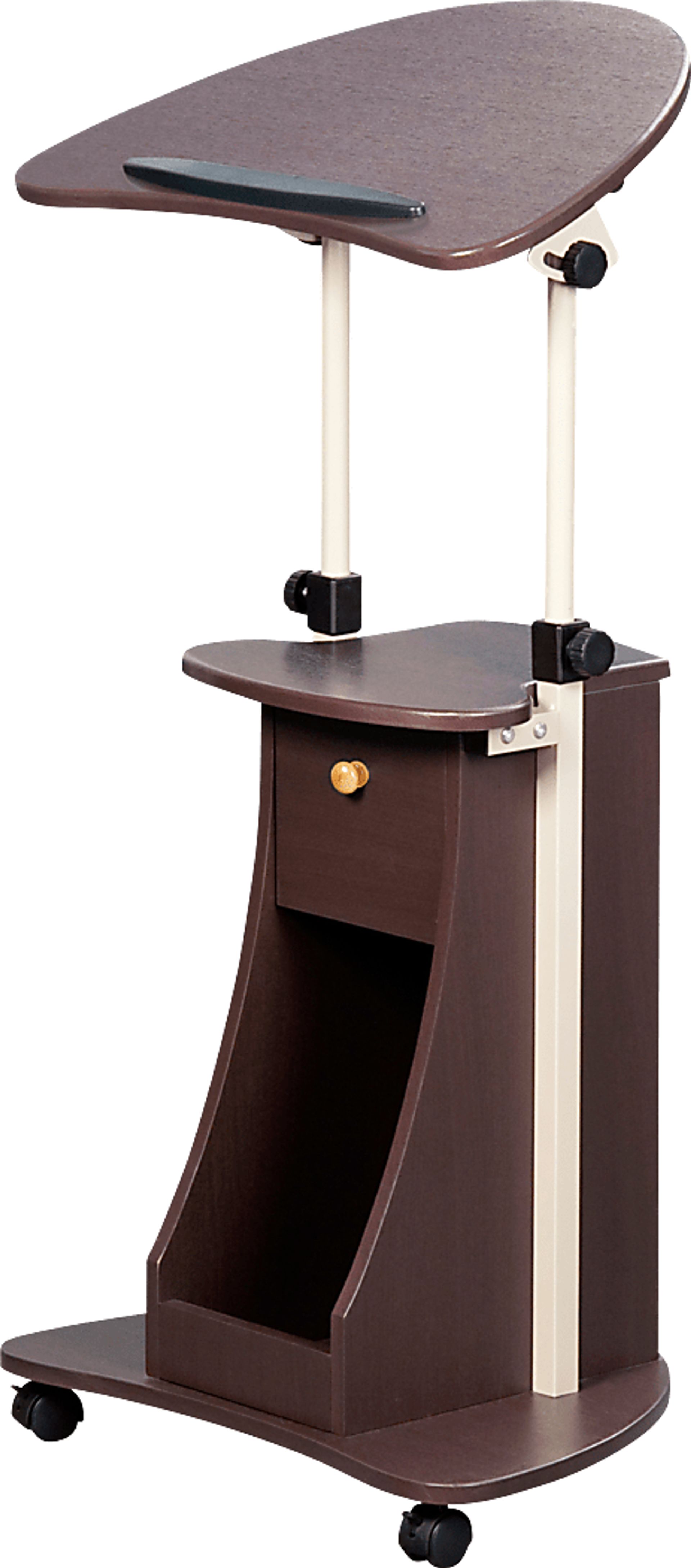 Liotre Brown Laptop Cart - Image 1