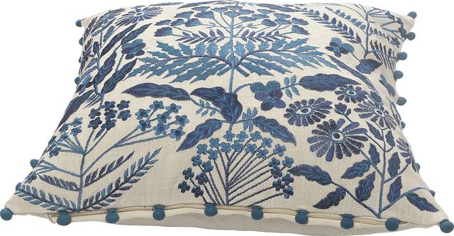 Lisan Blue Accent Pillow - Thumbnail - Image 4