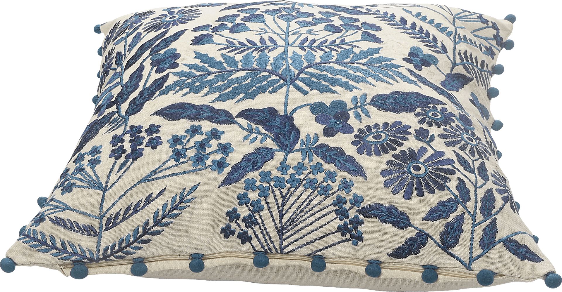 Lisan Blue Accent Pillow - Image 4