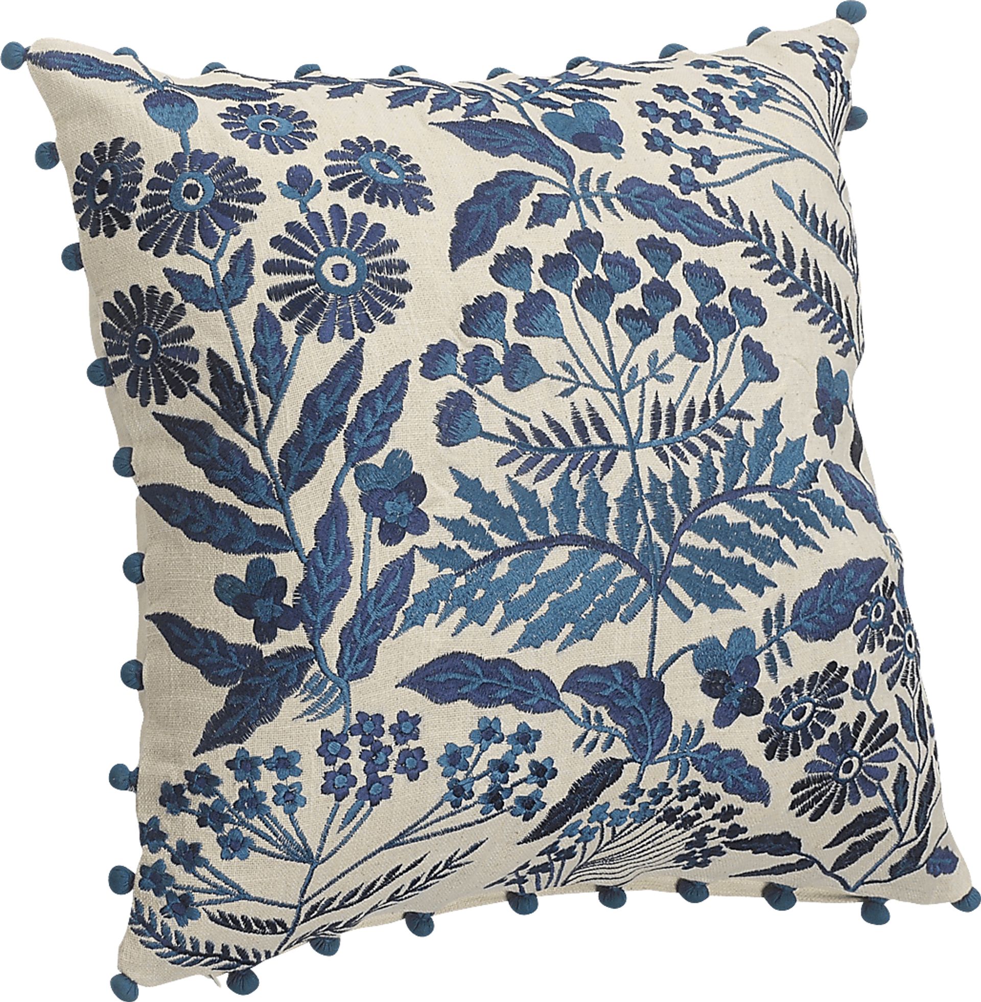 Lisan Blue Accent Pillow - Image 5