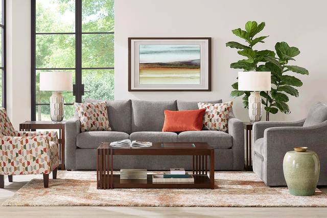 Lisbon Park Gray 2 Pc Living Room - Thumbnail - Image 1