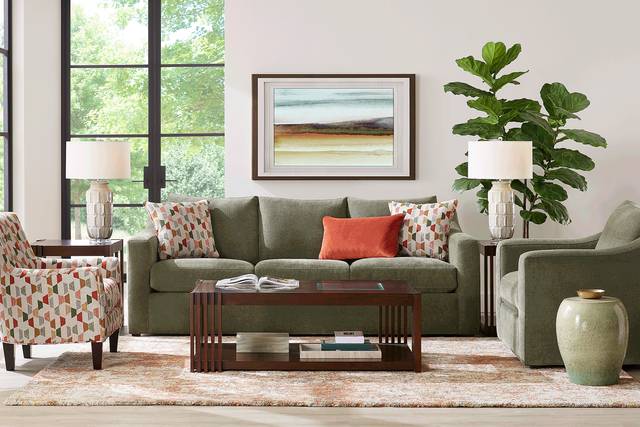 Lisbon Park Moss 2 Pc Living Room - Thumbnail - Image 1