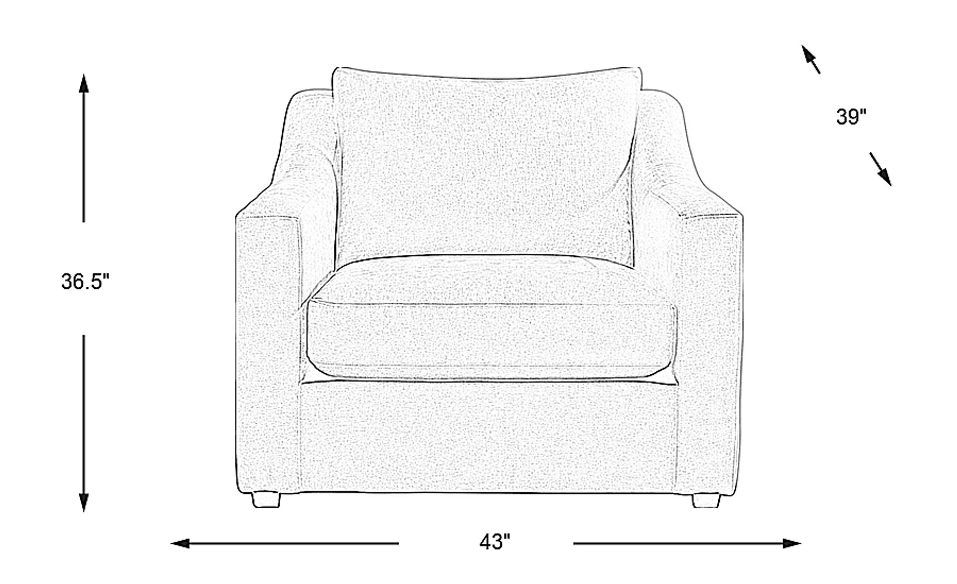 Dimension Image. Please refer to the Dimension Tab on this page for dimension details.